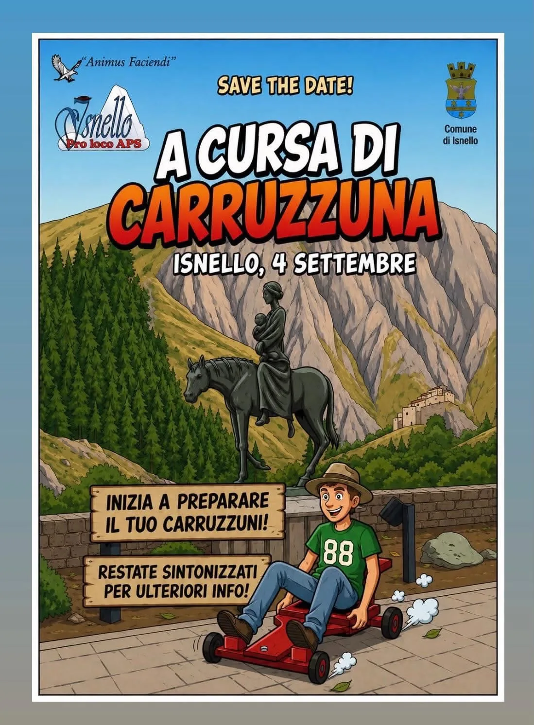 Locandina Animus Faciendi - A Cursa di Carruzzuna Isnello 2026 a Isnello (Palermo)