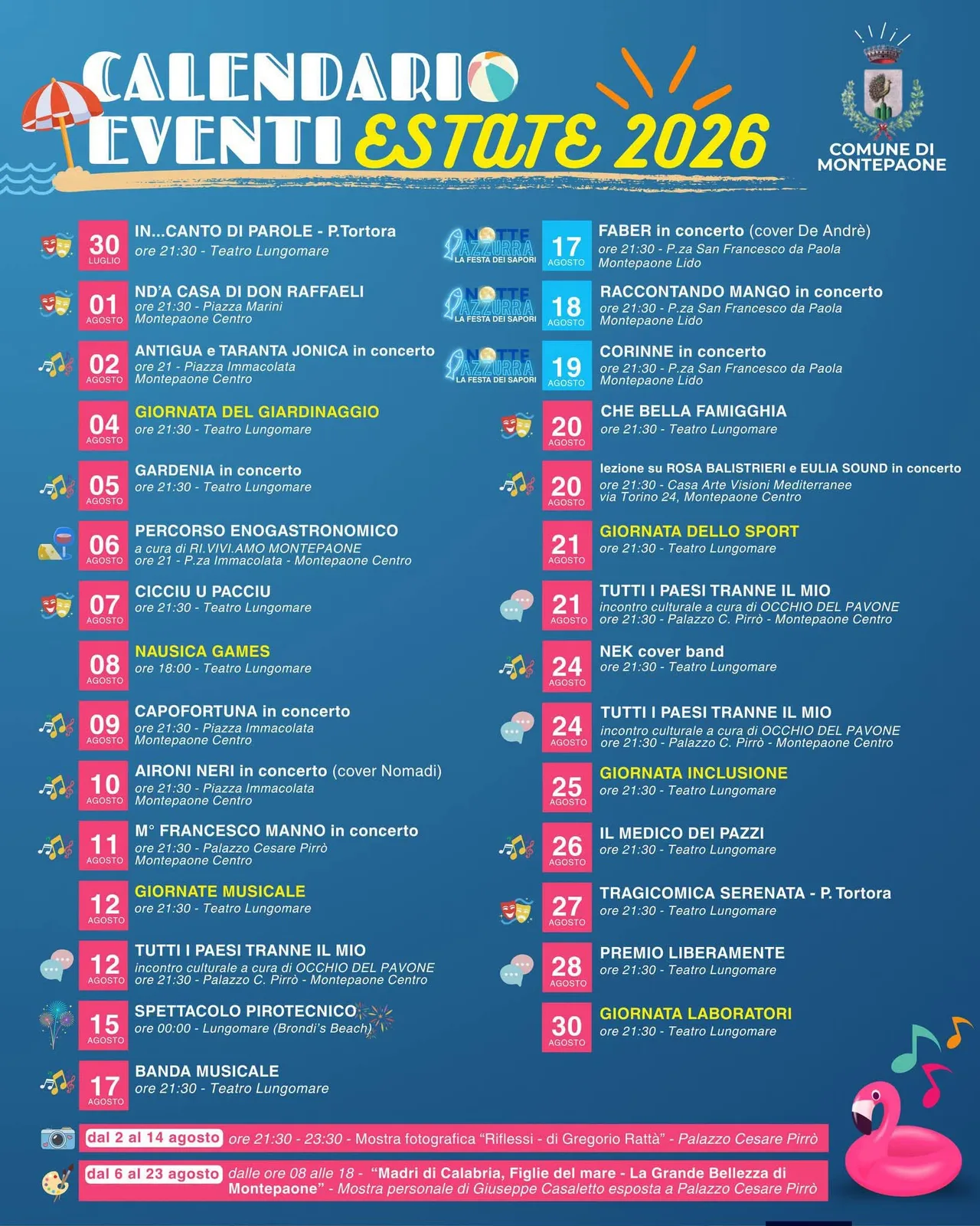 Locandina Giornata del Giardinaggio 2026 a Montepaone (Catanzaro)