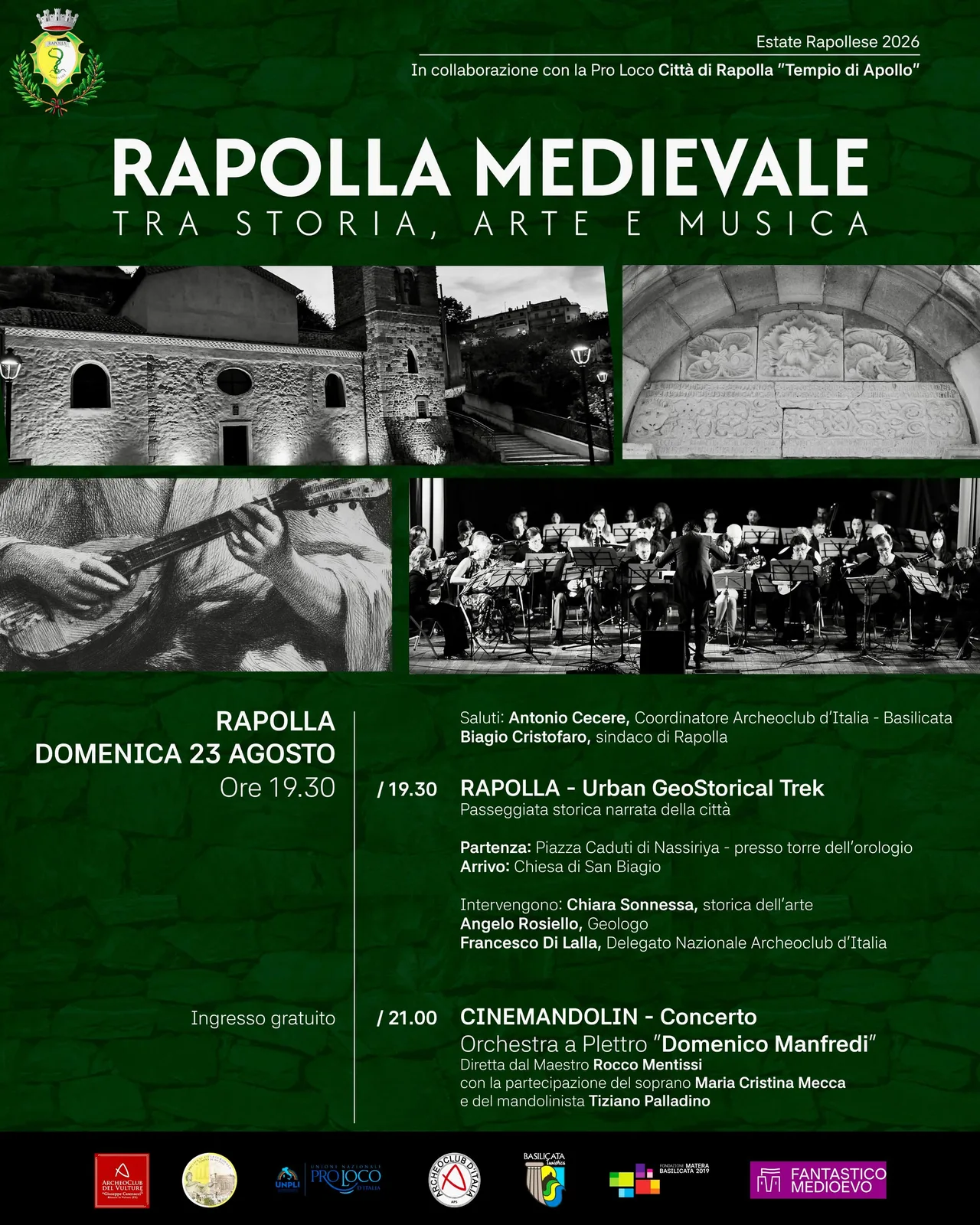 Locandina Estate Rapollese 2026 - Rapolla Medievale a Rapolla (Potenza)