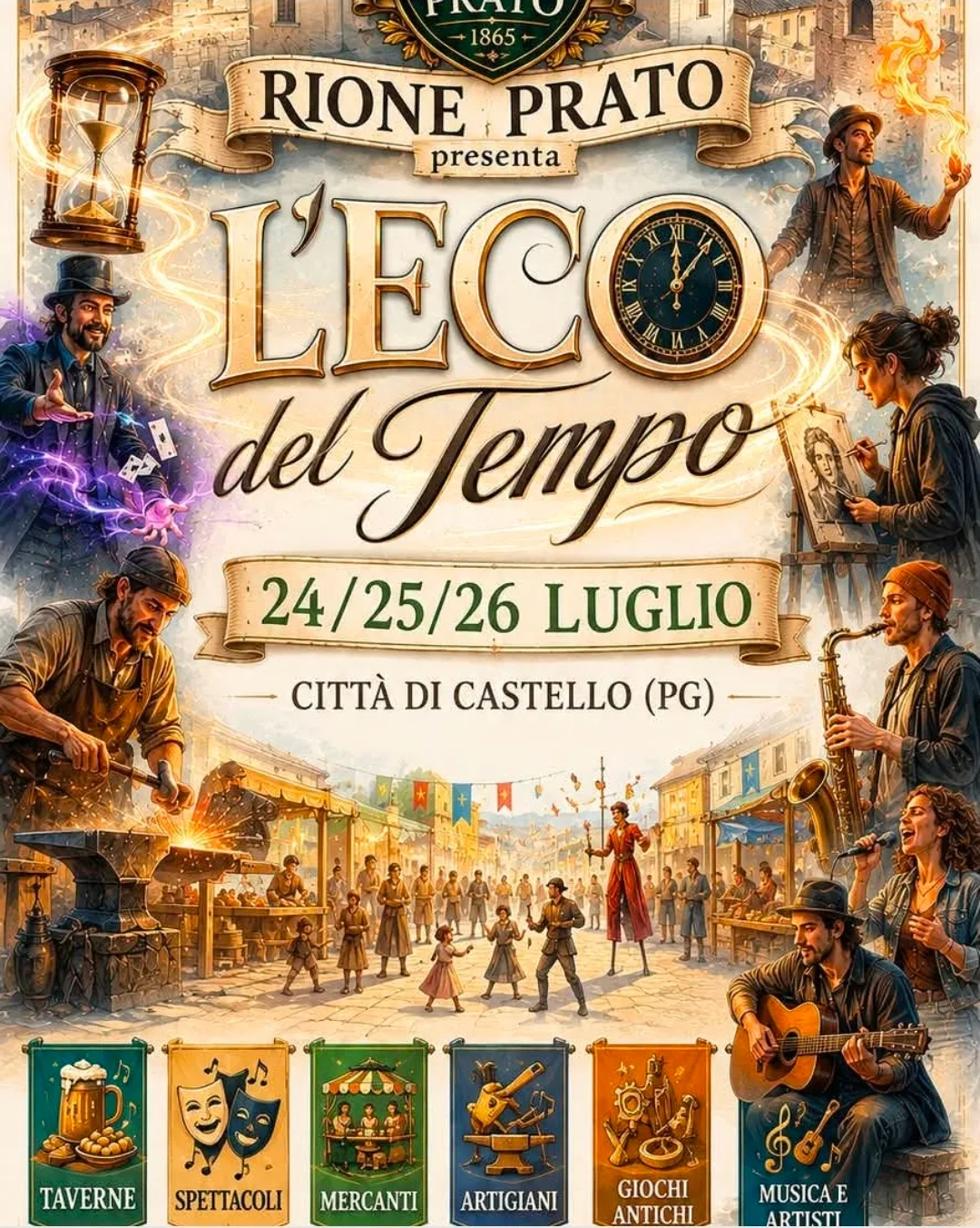Locandina L'Eco del Tempo 2026 a Città di Castello (Perugia)