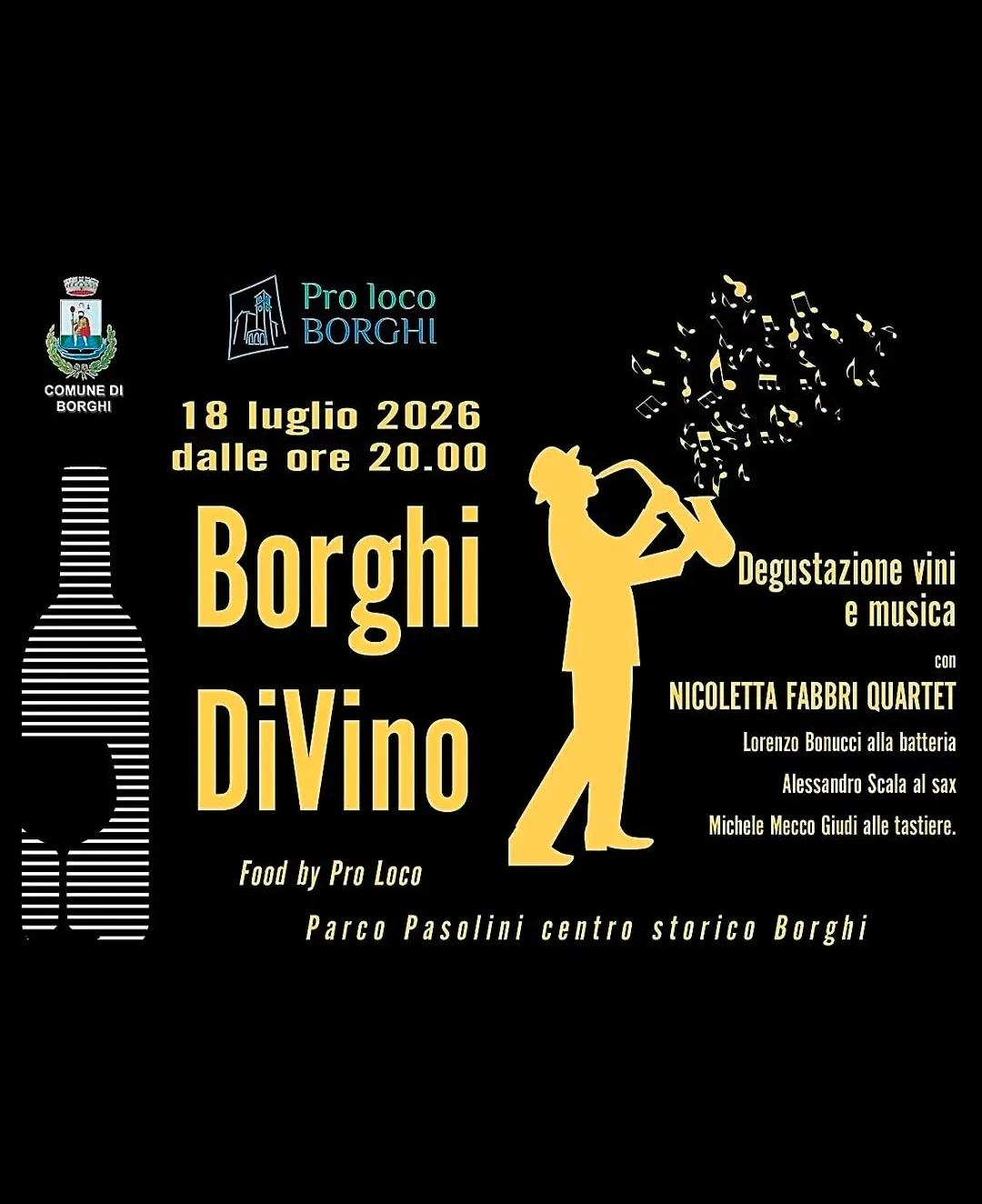 Locandina Borghi DiVino 2026 a Borghi (Forlì-cesena)