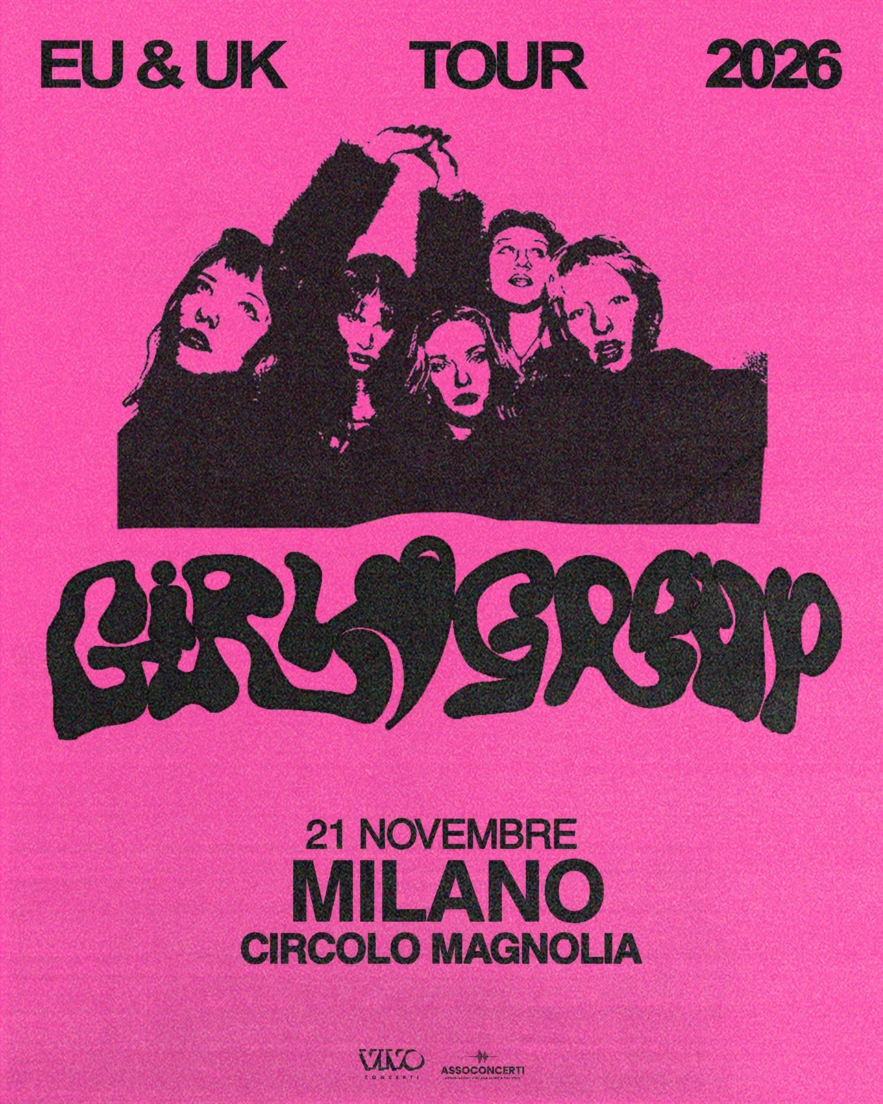 Locandina Girl Groep EU & UK Tour 2026 a Milano a Milano (Milano)