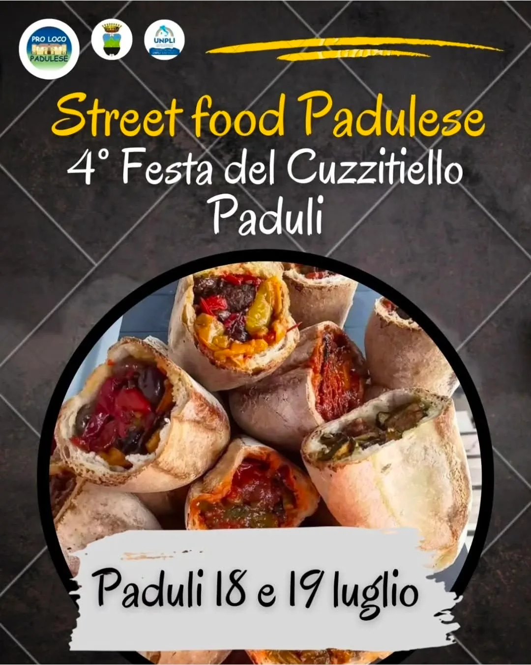 Locandina 4° Festa del Cuzzitiello Paduli 2026 a Paduli (Benevento)