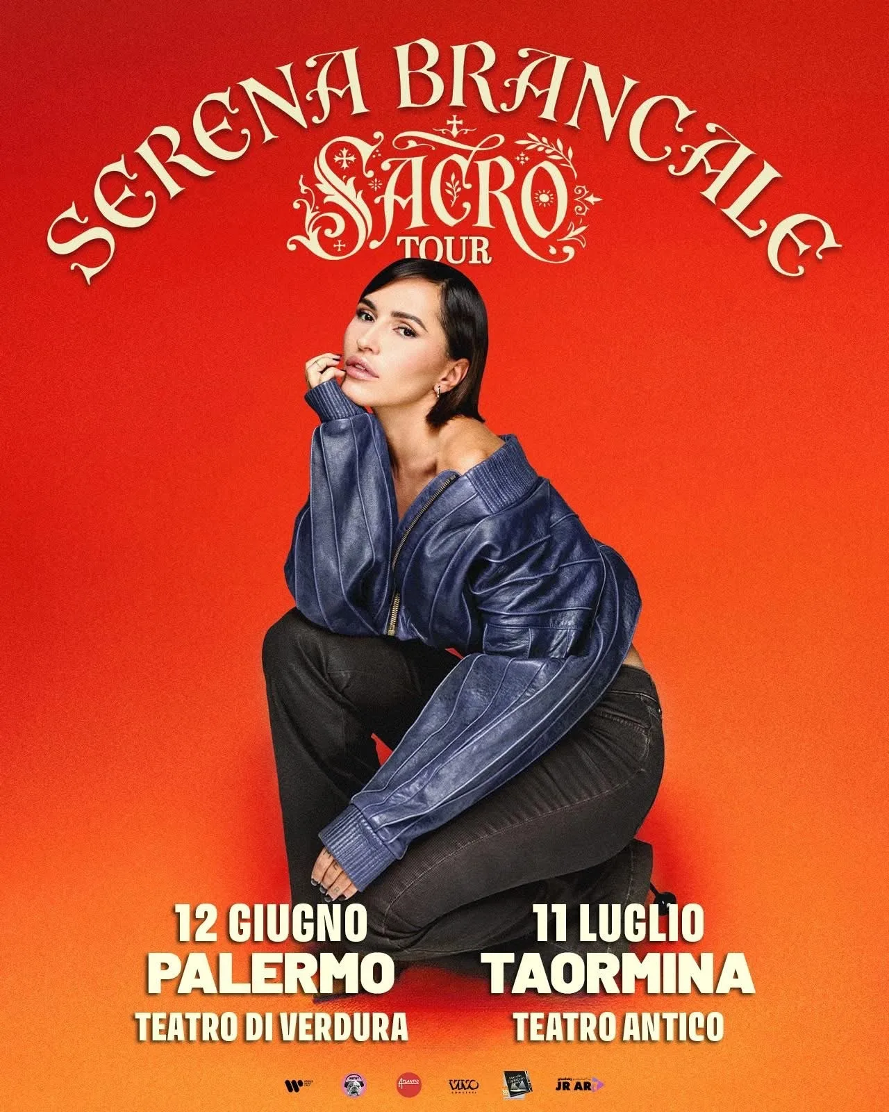 Locandina Serena Brancale - Sacro Tour 2026 a Taormina (Messina)