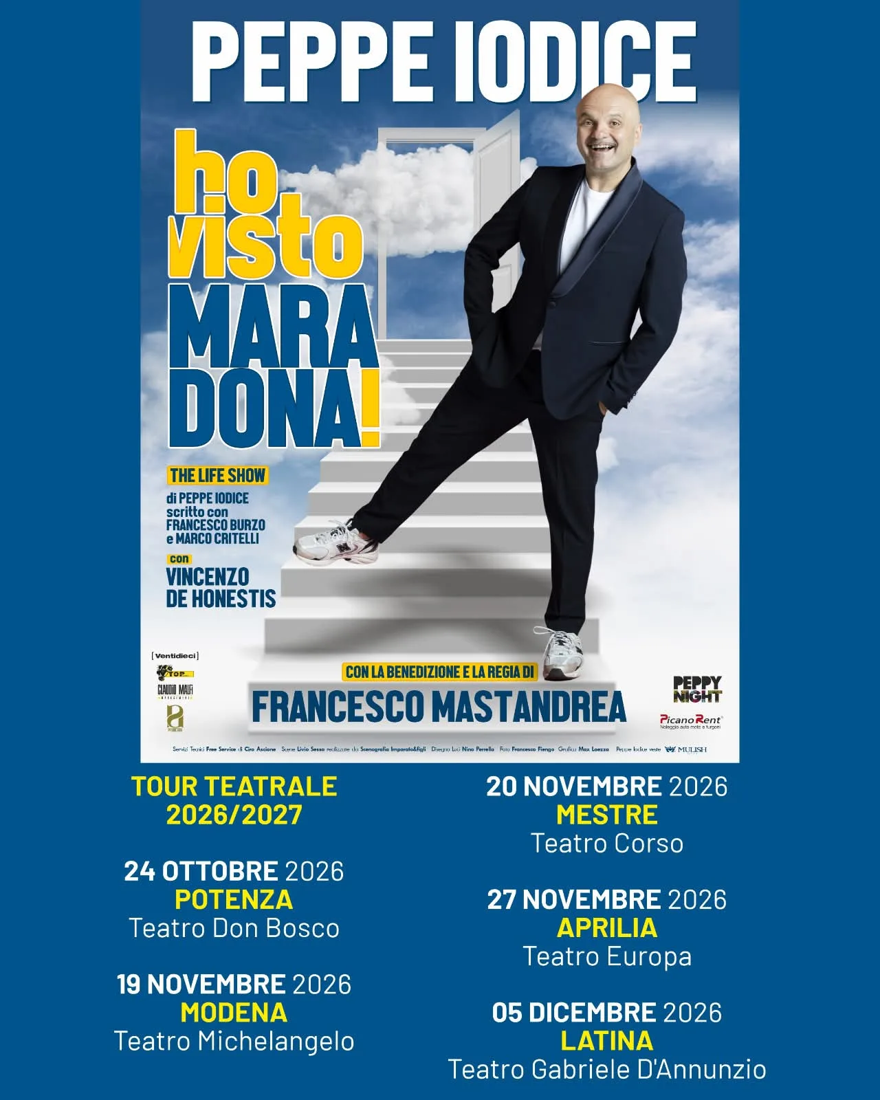 Tour Teatrale 2026/2027 di Peppe Iodice