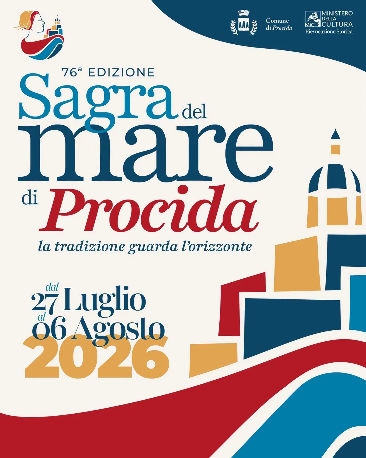 Locandina 76ª Sagra del Mare di Procida 2026 a Procida (Napoli)