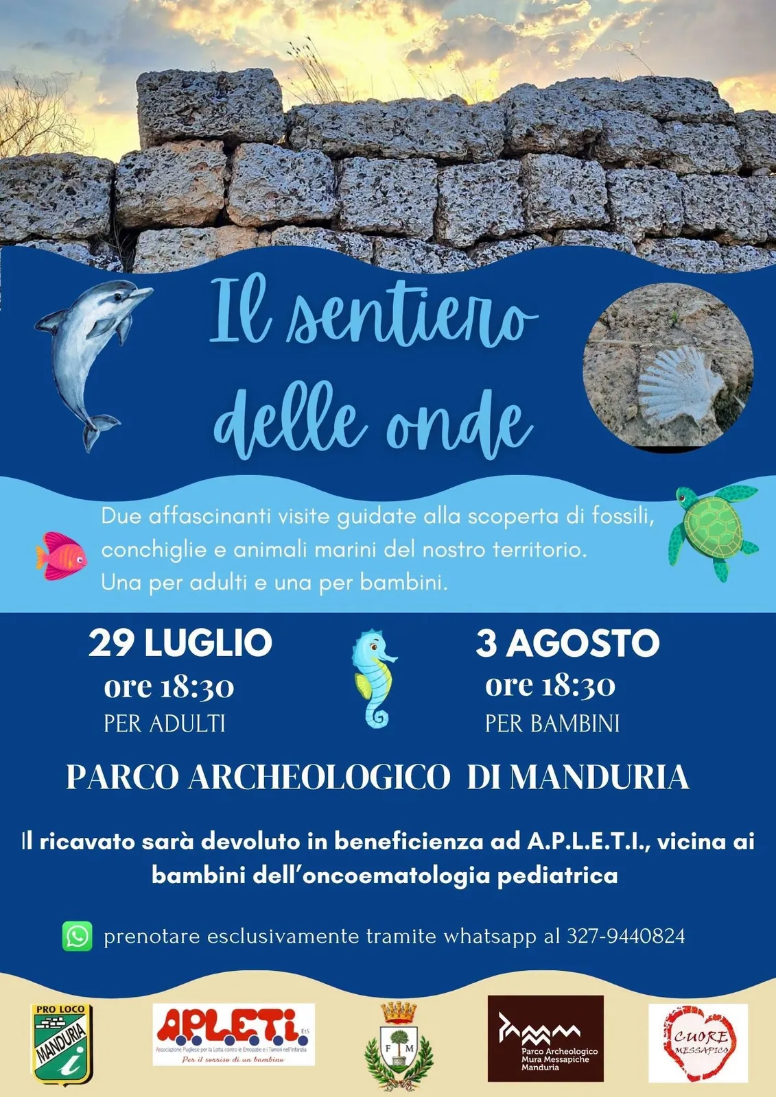 Locandina Il sentiero delle onde — Bambini 2026 a Manduria (Taranto)