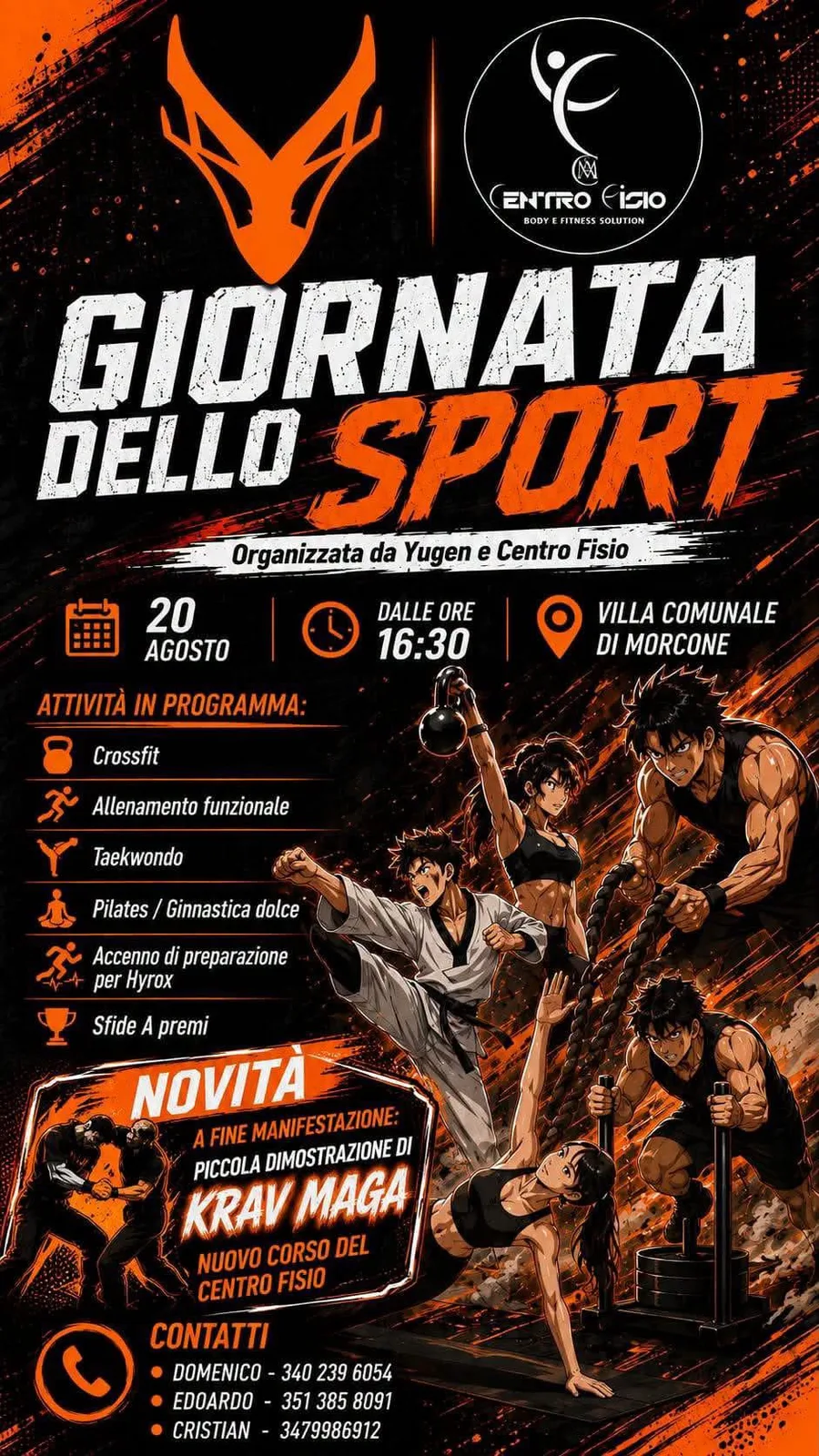 Locandina Giornata dello Sport 2026 a Morcone (Benevento)