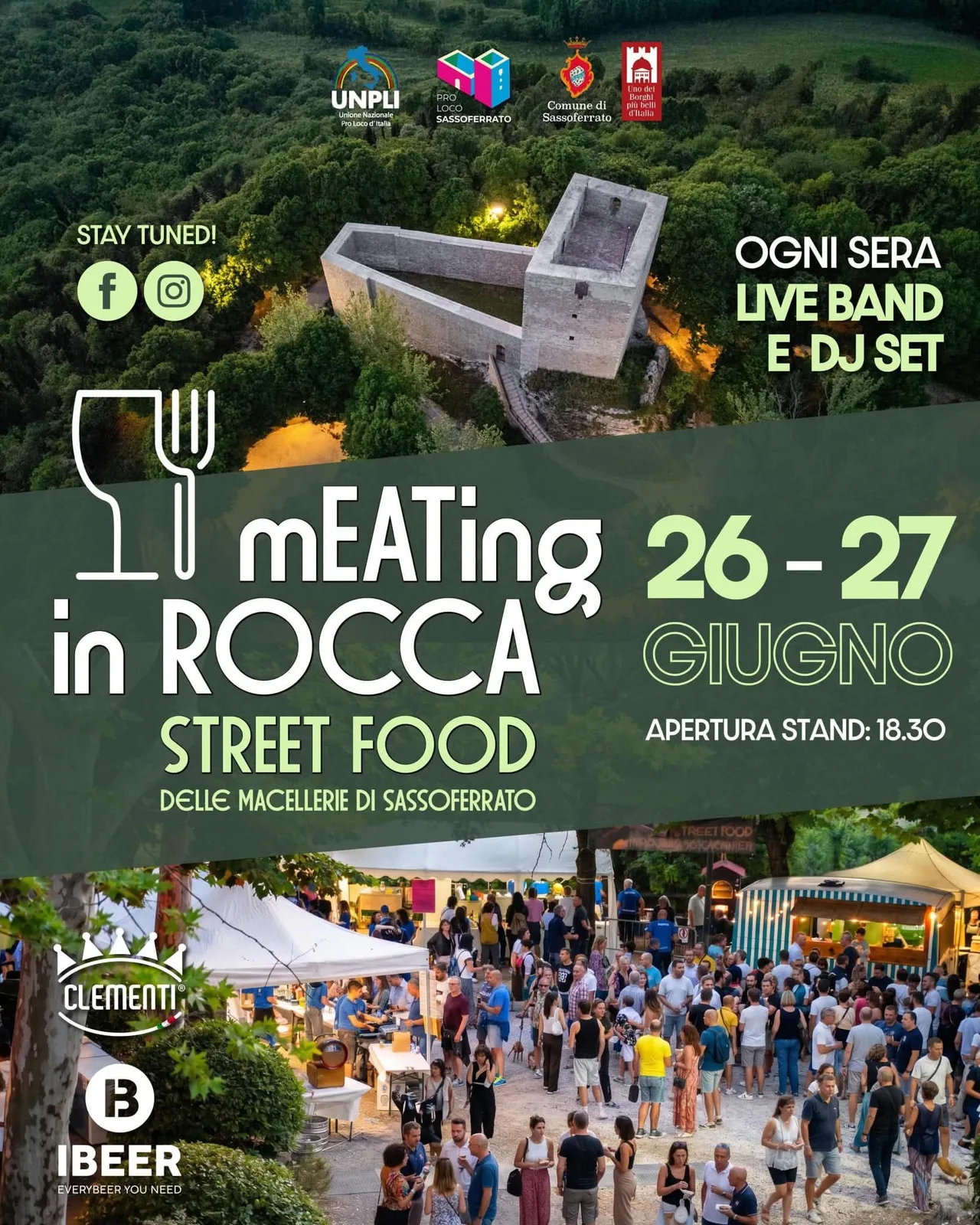 Locandina MEATing in Rocca 2026 a Sassoferrato (Ancona)