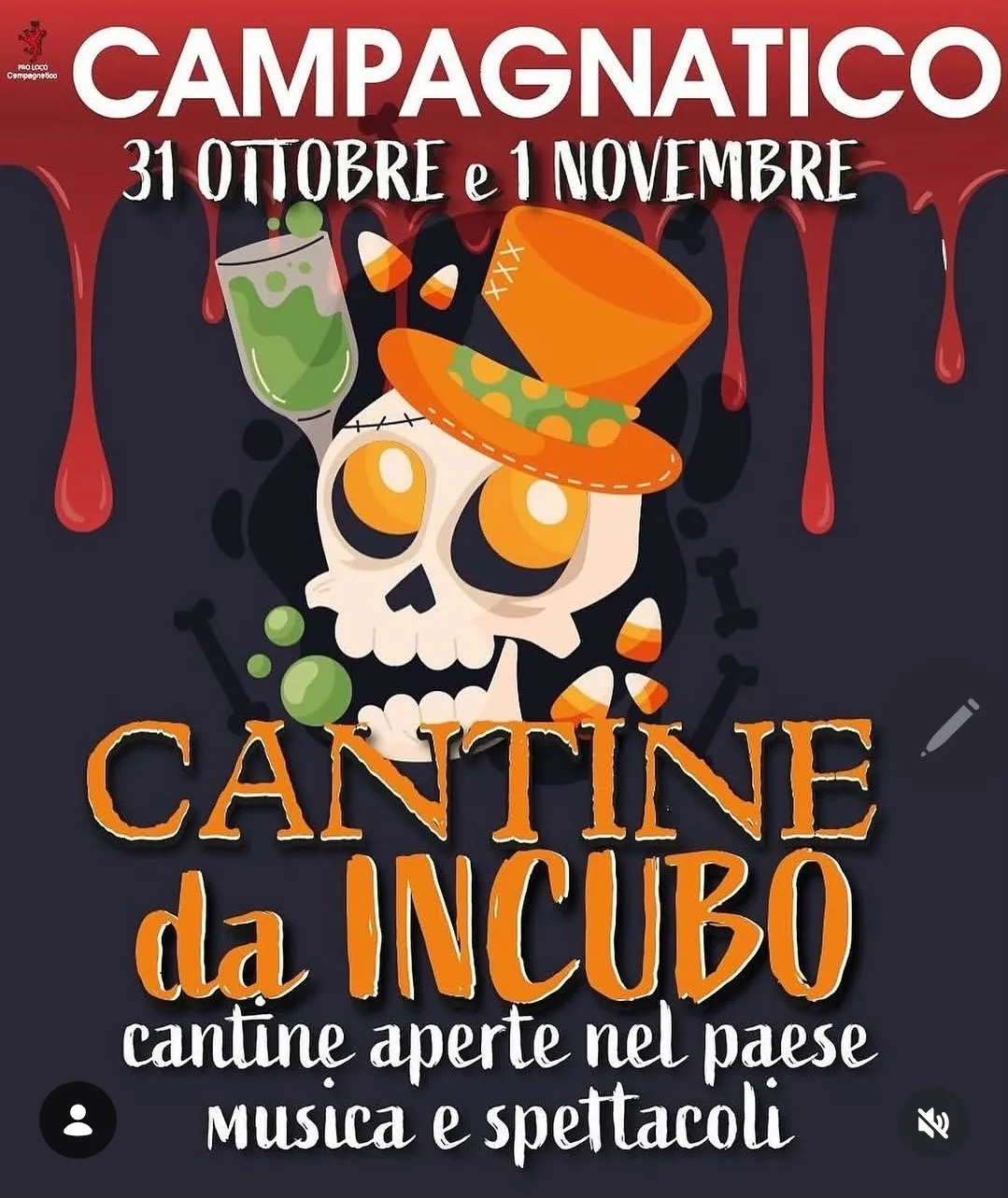Locandina Cantine da Incubo 2026 a Campagnatico (Grosseto)