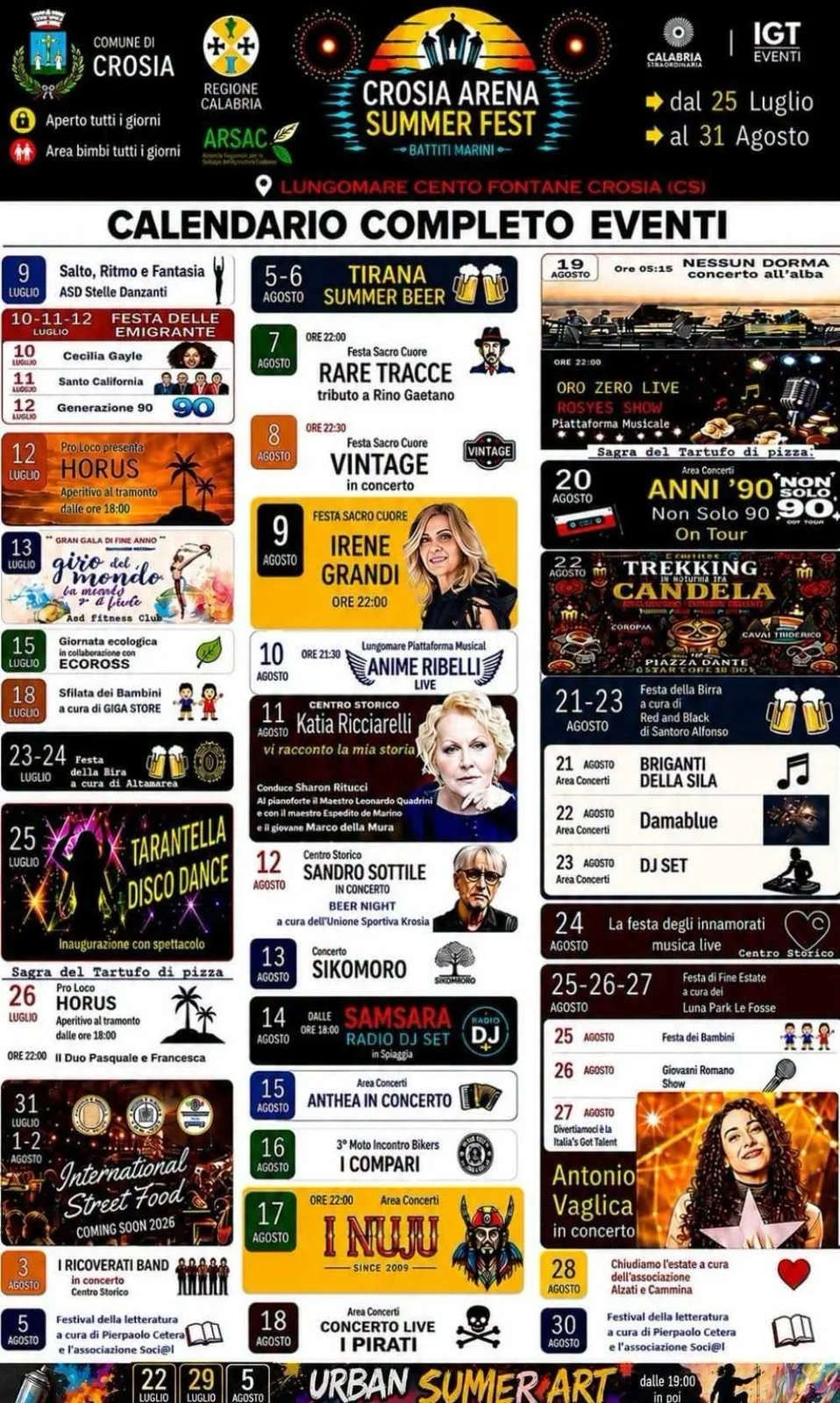 Locandina Anime Ribelli Live 2026 a Crosia (Cosenza)