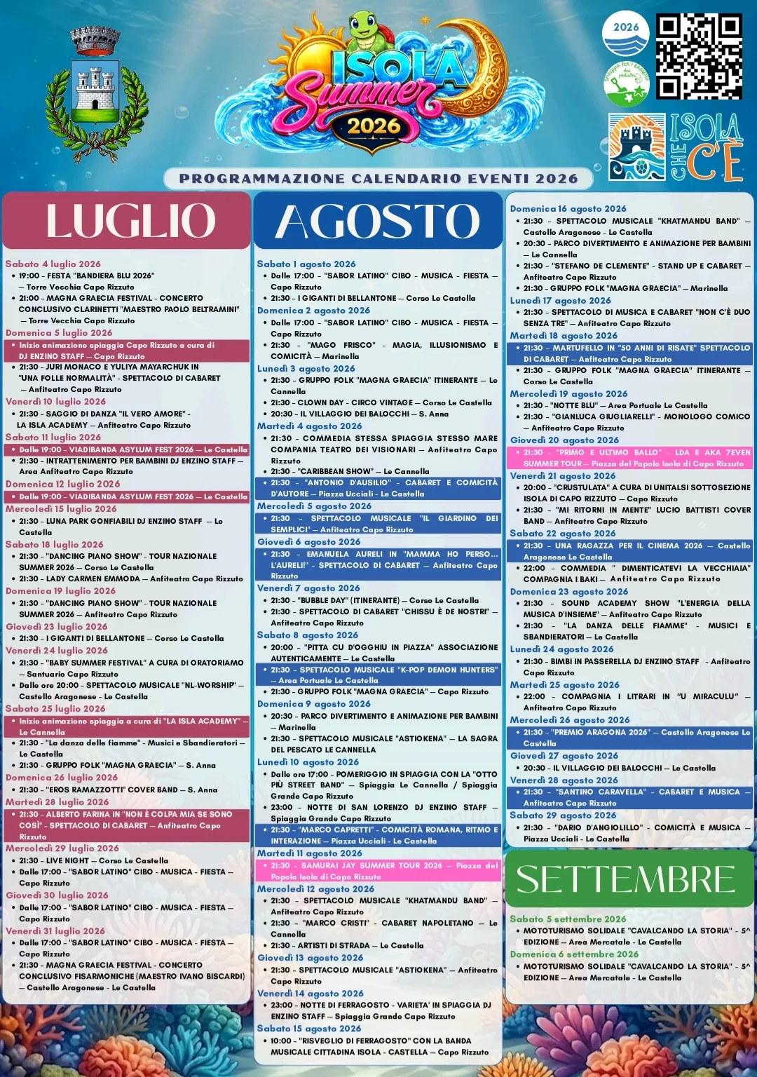 Locandina Marco Capretti — Comicità romana, ritmo e interazione 2026 a Isola di Capo Rizzuto (Crotone)