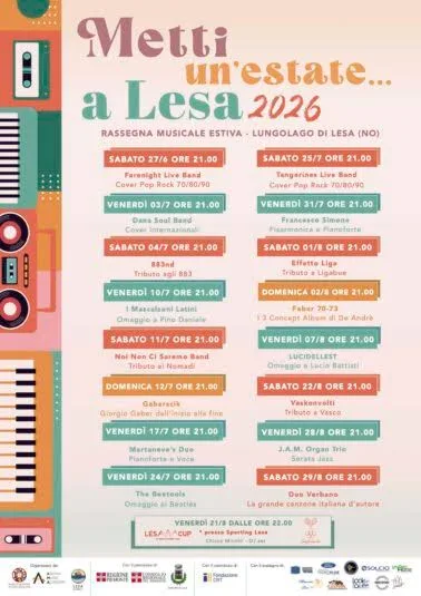 Locandina Metti un'estate a Lesa 2026: 3.A.M. Organ Tri a Lesa (Novara)