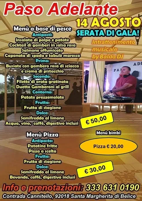 Locandina Paso Adelante 2026 a Santa Margherita di Belice (Agrigento)