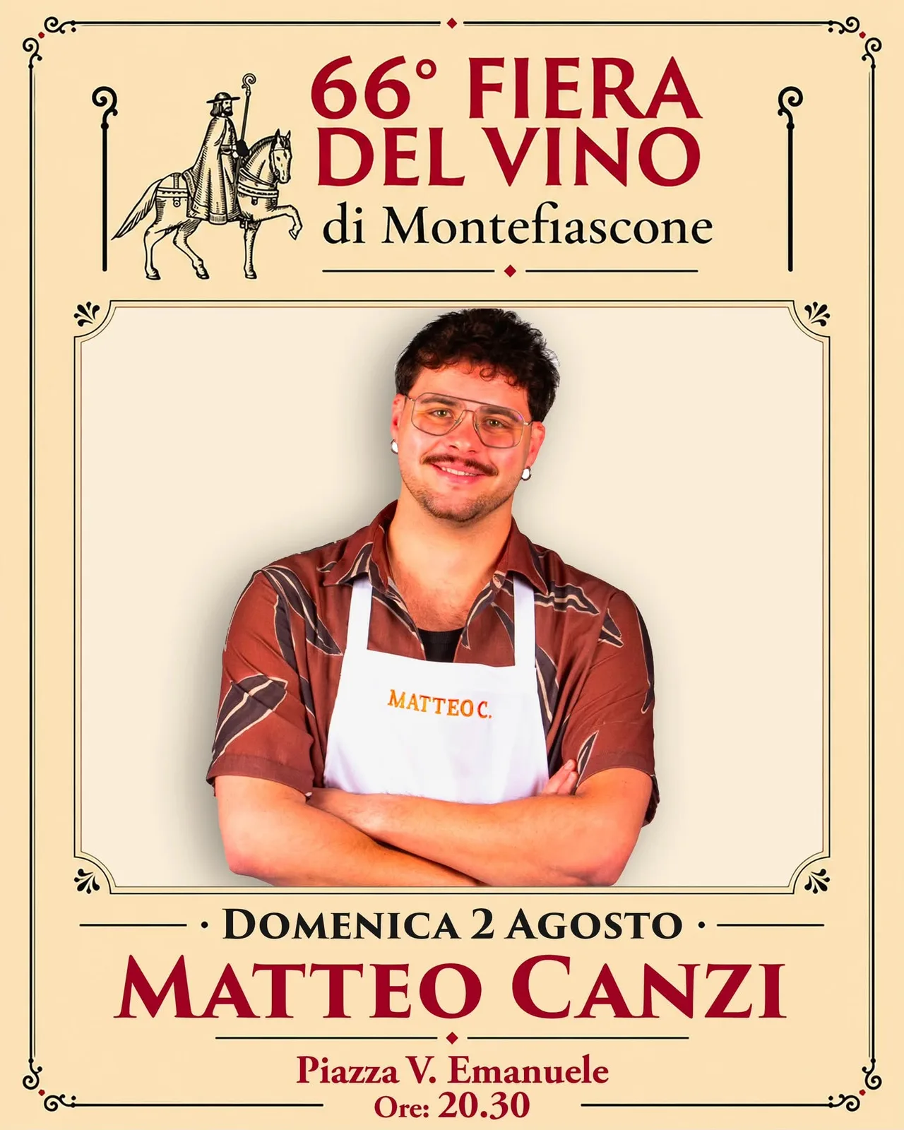 Locandina 66° Fiera del Vino di Montefiascone 2026 a Montefiascone (Viterbo)