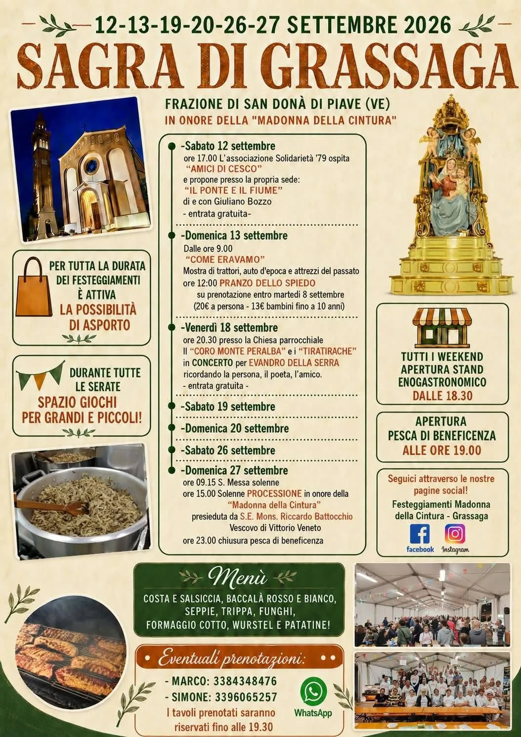 Apertura stand enogastronomico 2026