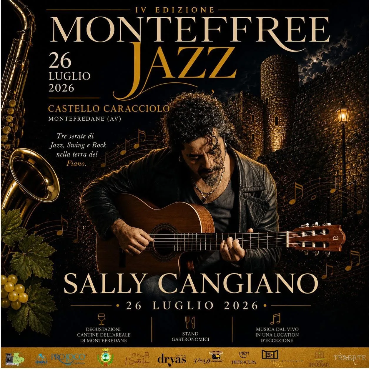 Locandina IV Edizione Monteffree Jazz 2026 a Montefredane (Avellino)