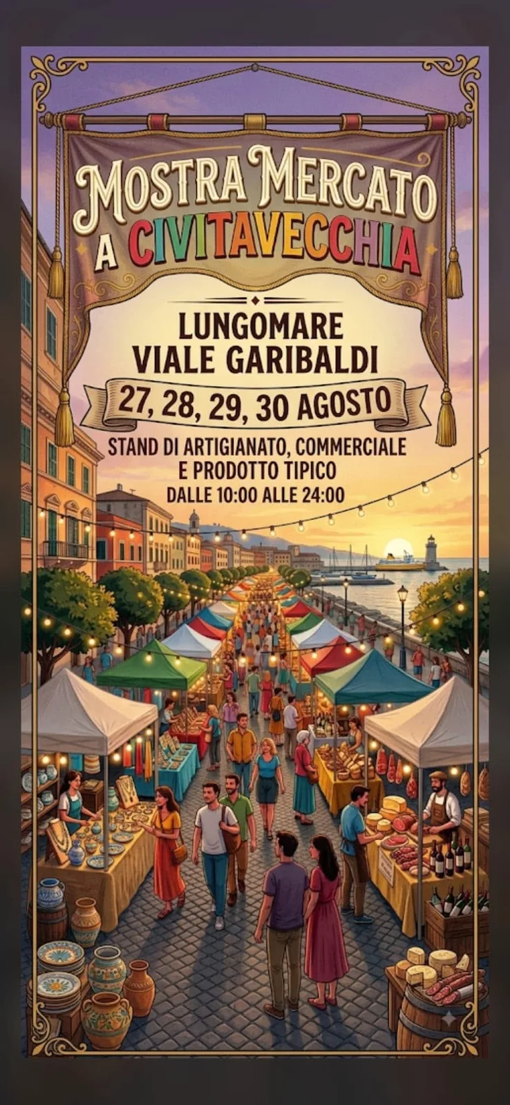 Locandina Mostra Mercato a Civitavecchia 2026 a Civitavecchia (Roma)