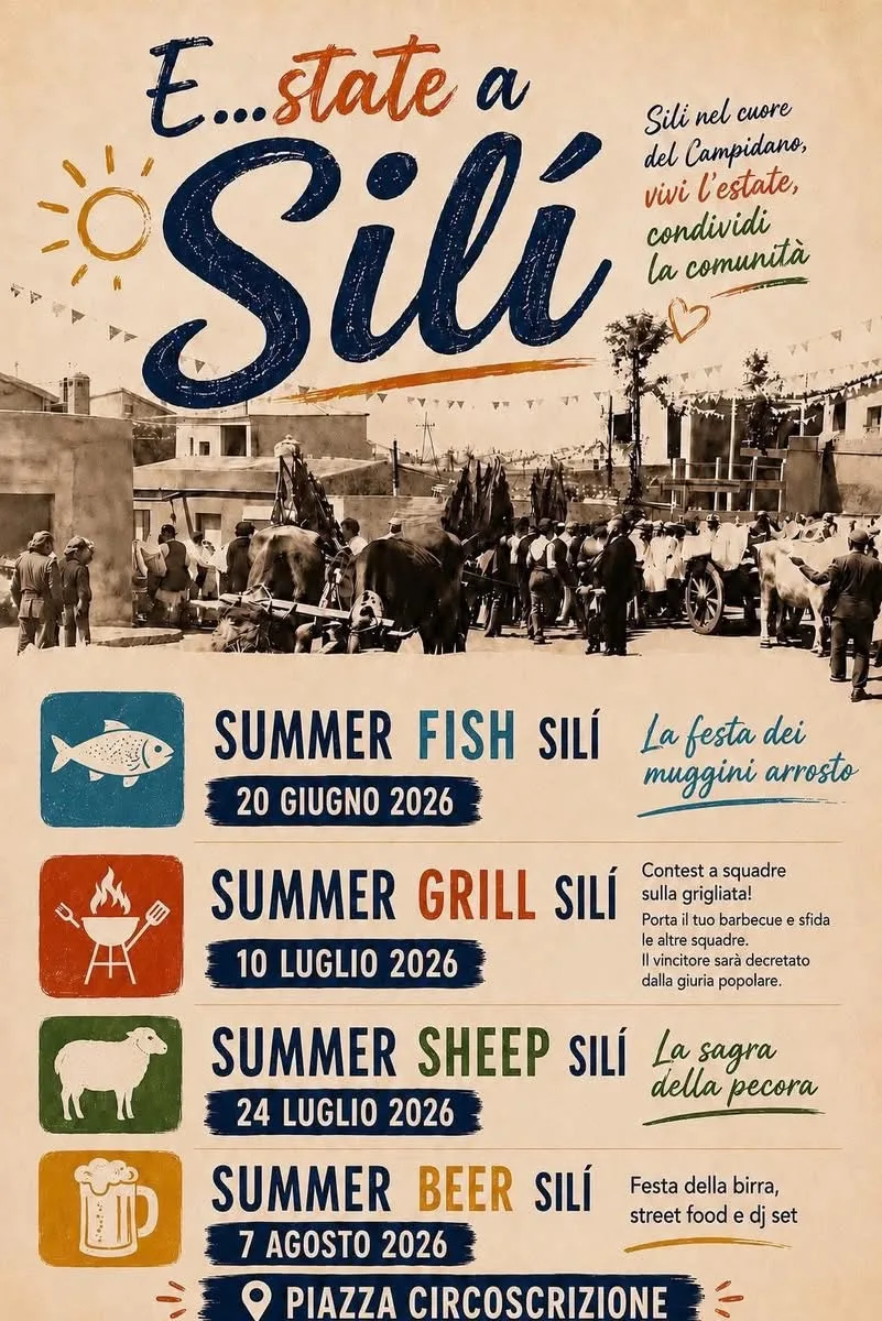 Locandina Summer Fish Sili 2026 a Oristano (Oristano)