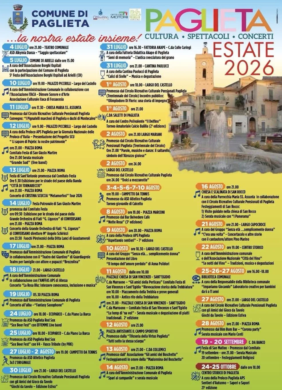 Locandina Teatro per famiglie: Brezzolina 2026 a Paglieta (Chieti)