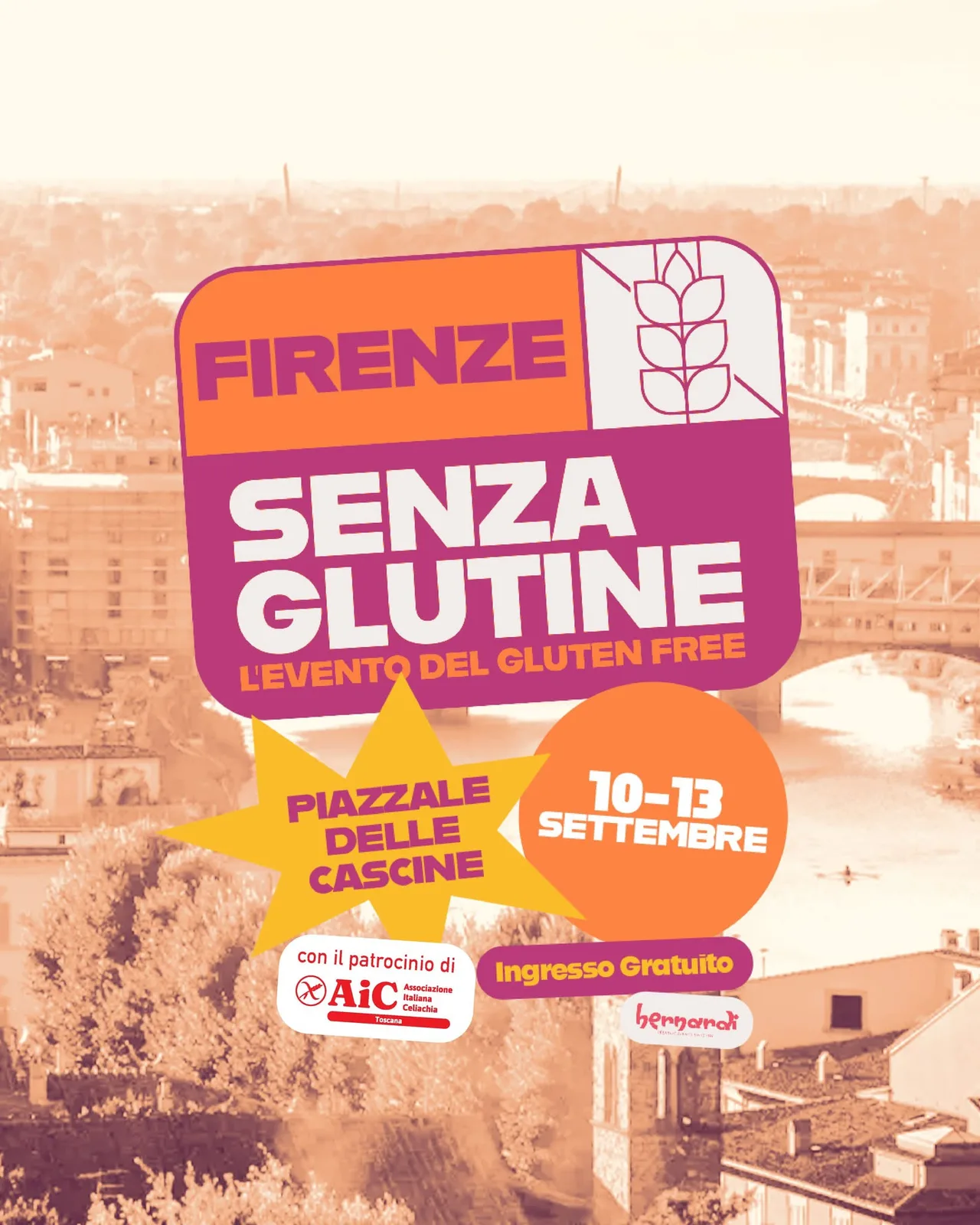 Locandina Senza Glutine 2026 – L'evento del Gluten Free a Firenze (Firenze)