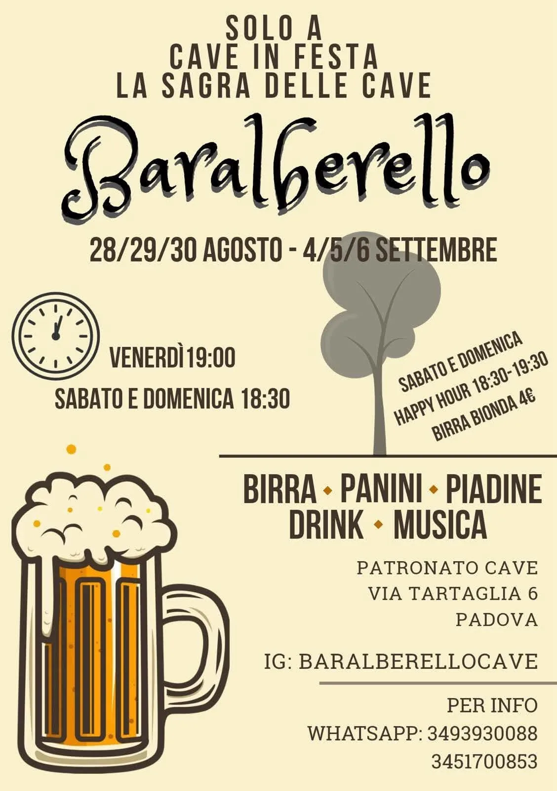 Baralberello — Cave in Festa 2026