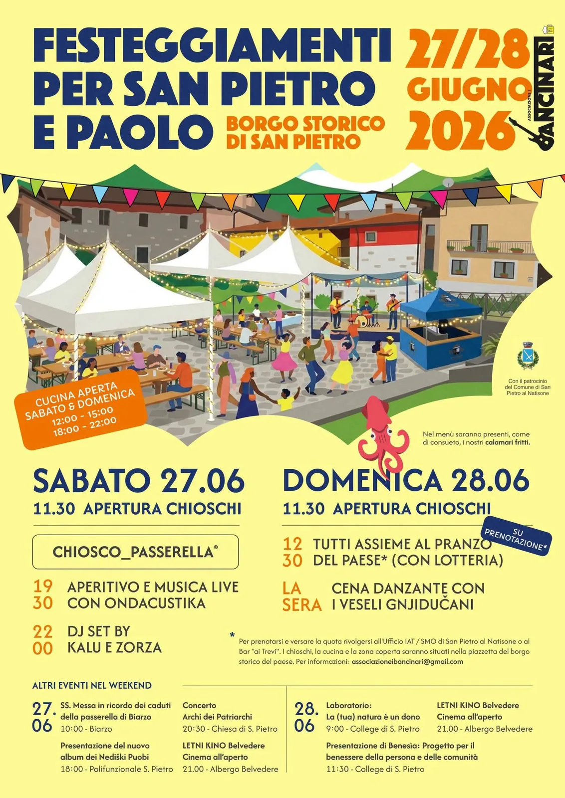 Locandina Concerto Archi dei Patriarchi 2026 a San Pietro al Natisone (Udine)