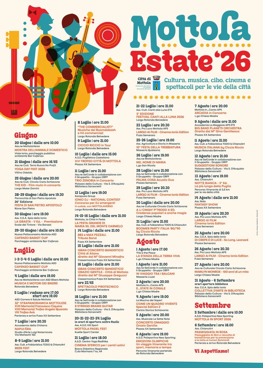 Locandina Ciccio Riccio in Tour — Beer Fest 2026 a Mottola (Taranto)