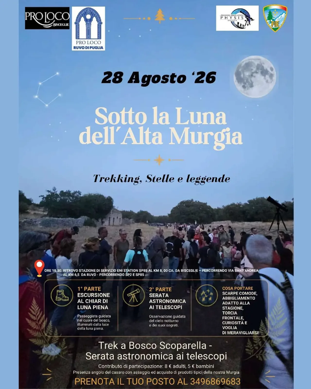 Locandina Sotto la Luna dell'Alta Murgia 2026 a Bisceglie (Barletta-Andria-Trani)
