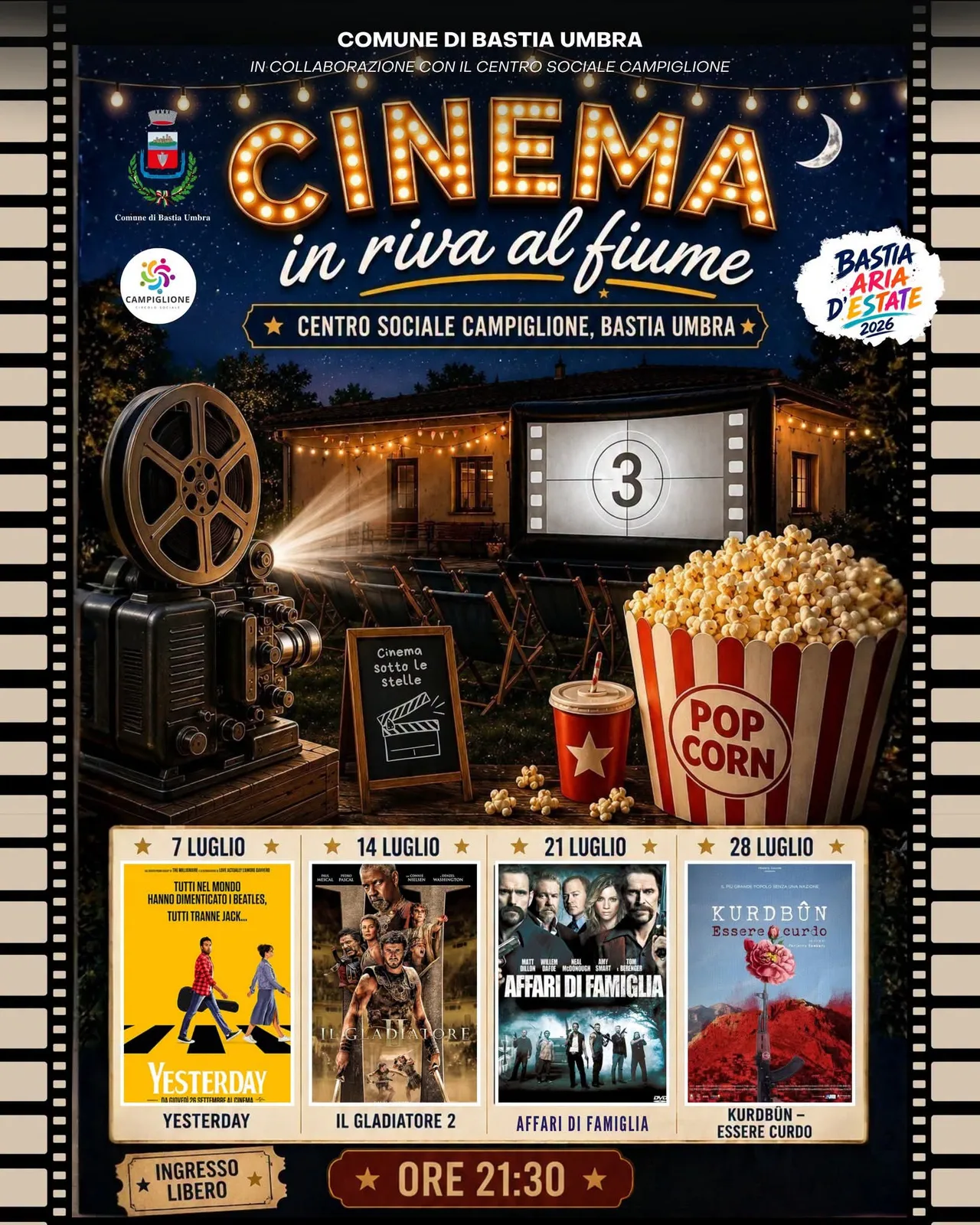 Locandina Il Gladiatore 2 — Cinema in riva al fiume 2026 a Bastia Umbra (Perugia)