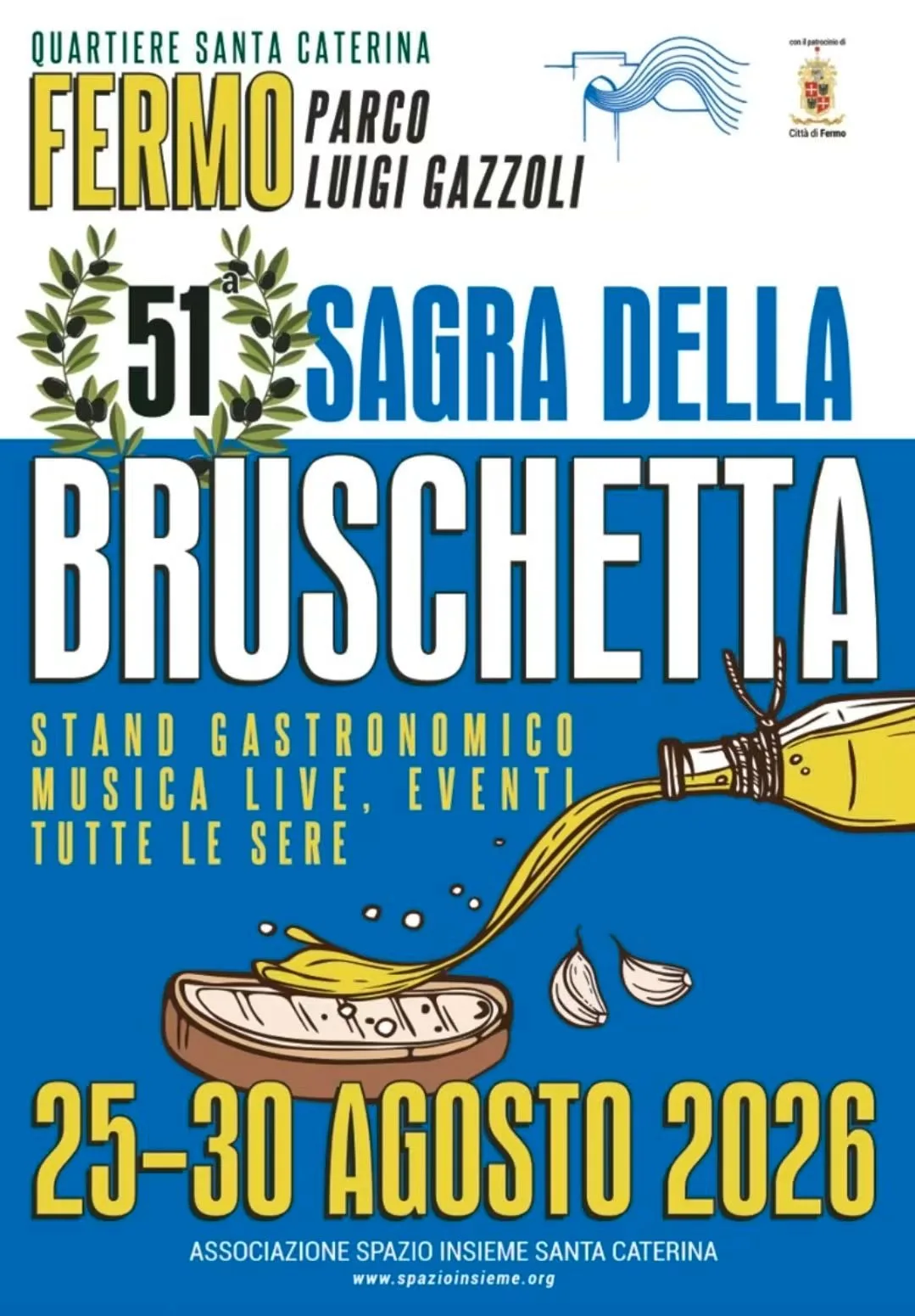 Locandina 51ª Sagra della Bruschetta 2026 a Fermo (Fermo)