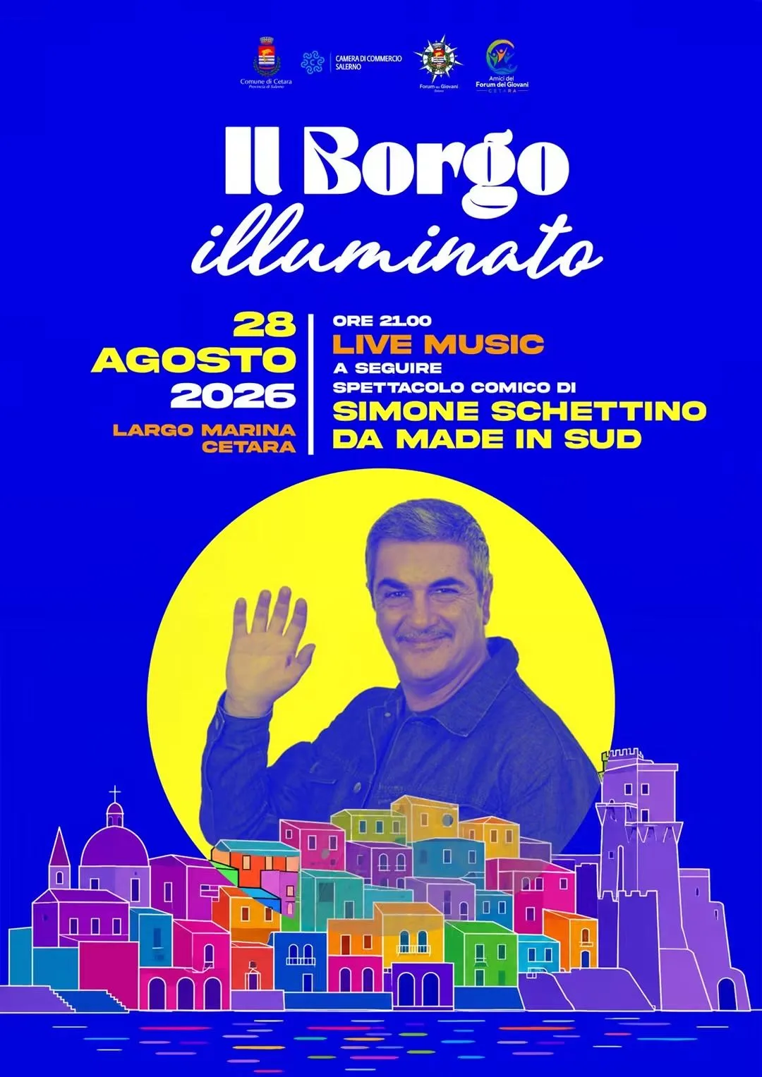 Locandina Il Borgo Illuminato 2026 a Cetara (Salerno)