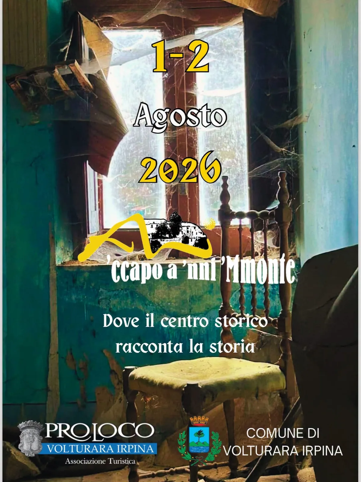 Locandina 1-2 Agosto 2026 'Ccapo a'nni'Mmonte a Volturara Irpina a Volturara Irpina (Avellino)