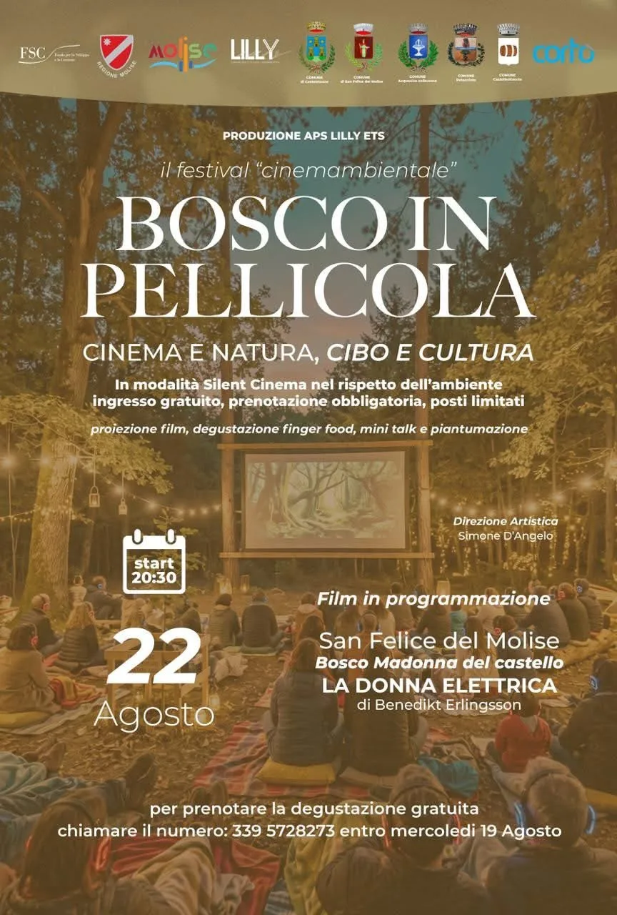 Locandina Il festival Cinemambientale Bosco in Pellicola 2026 a San Felice del Molise (Campobasso)
