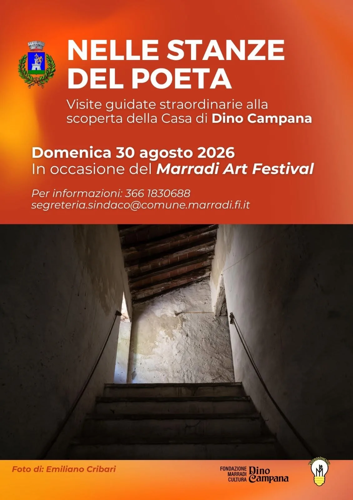 Locandina Nelle Stanze del Poeta 2026 a Marradi (Firenze)