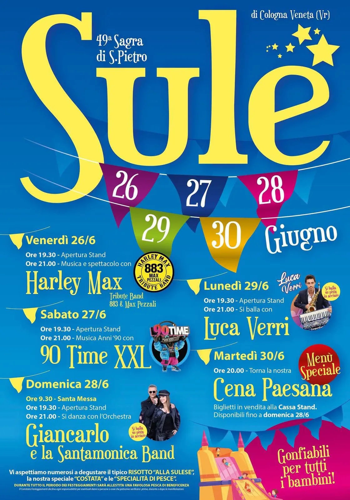 Locandina 49ª Sagra di S.Pietro Sulè 2026 a Cologna Veneta (Verona)