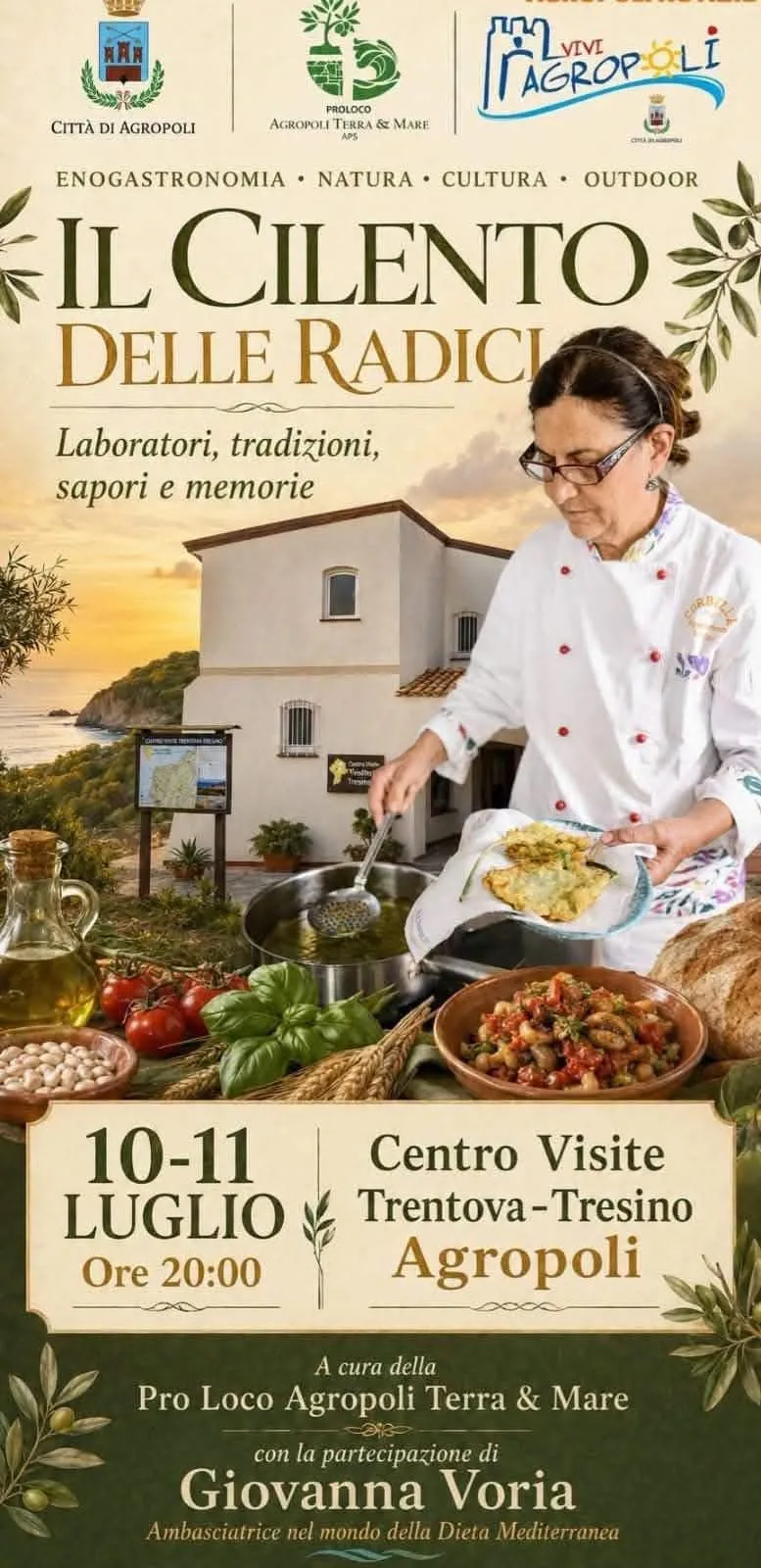 Locandina Il Cilento delle Radici 2026 a Agropoli (Salerno)