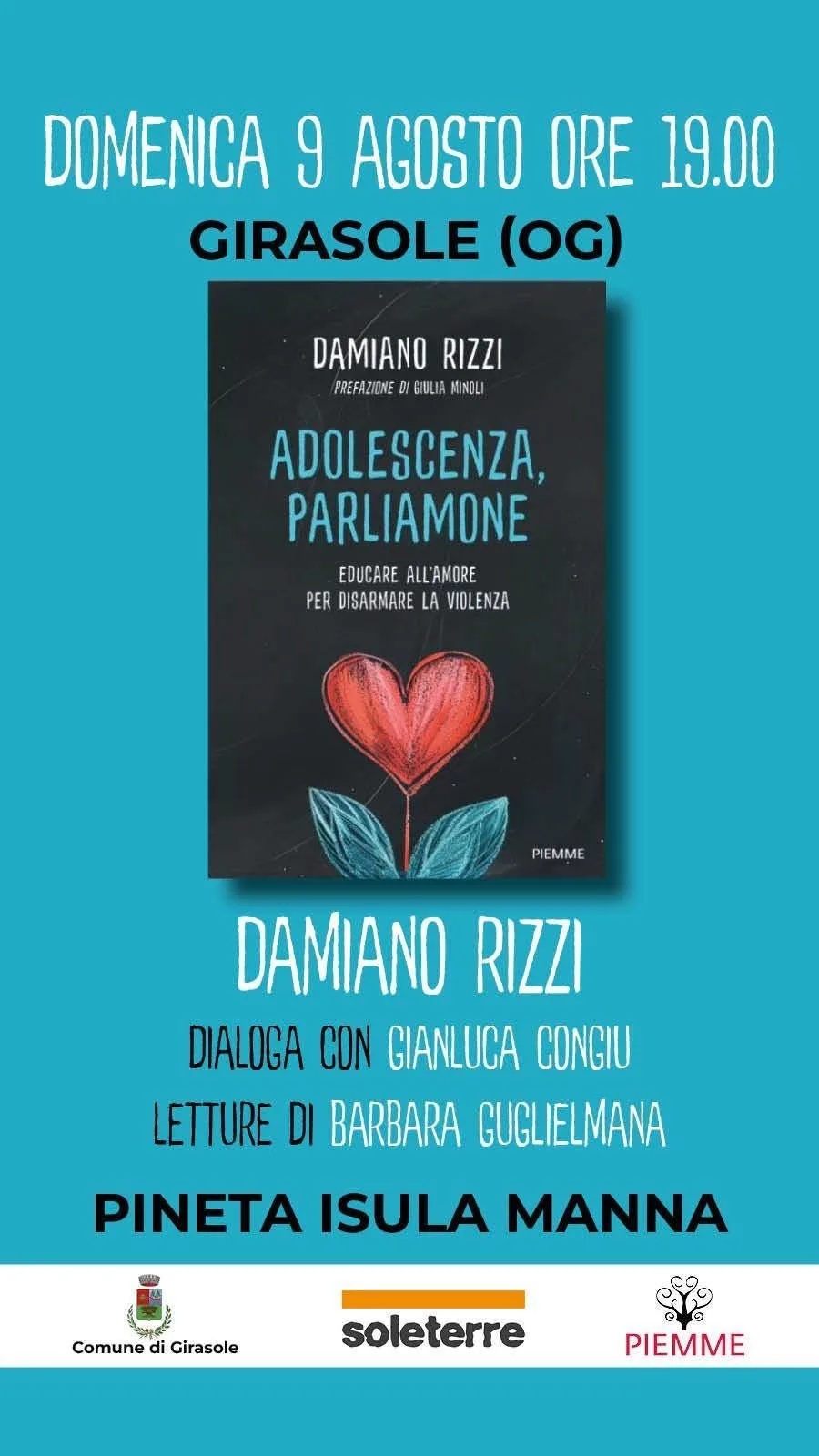 Locandina Adolescenza, Parliamone 2026 a Girasole (Nuoro)