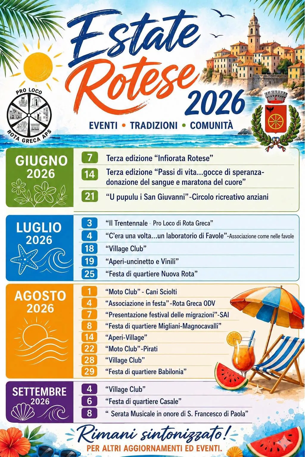 Locandina Presentazione Festival delle Migrazioni 2026 a Rota Greca (Cosenza)