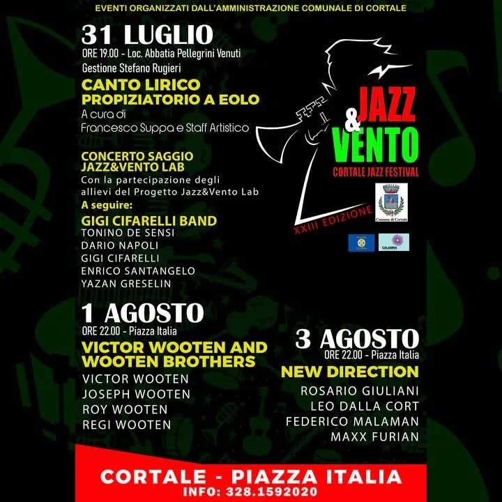 Locandina Victor Wooten and Wooten Brothers 2026 a Cortale (Catanzaro)
