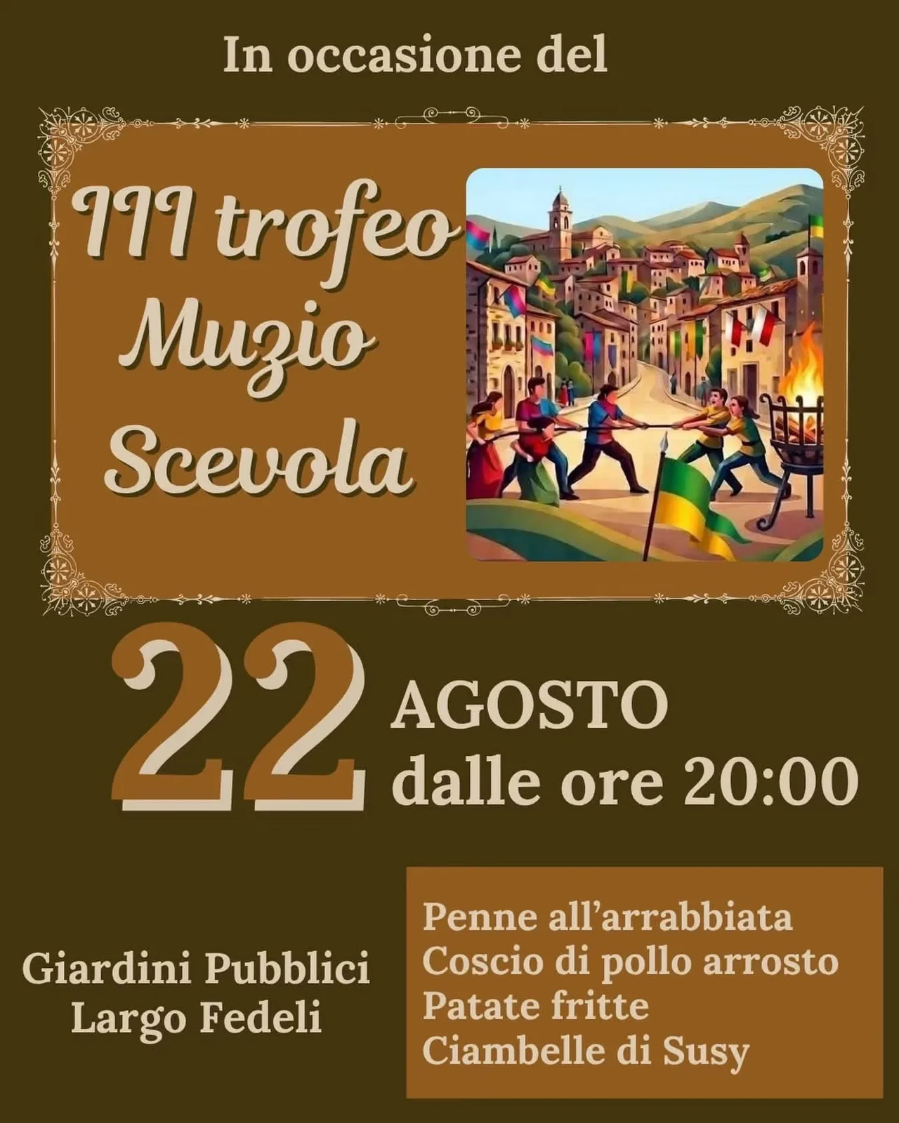 Locandina 911 Trofeo Muzio Scevola 2026 a Penne (Pescara)