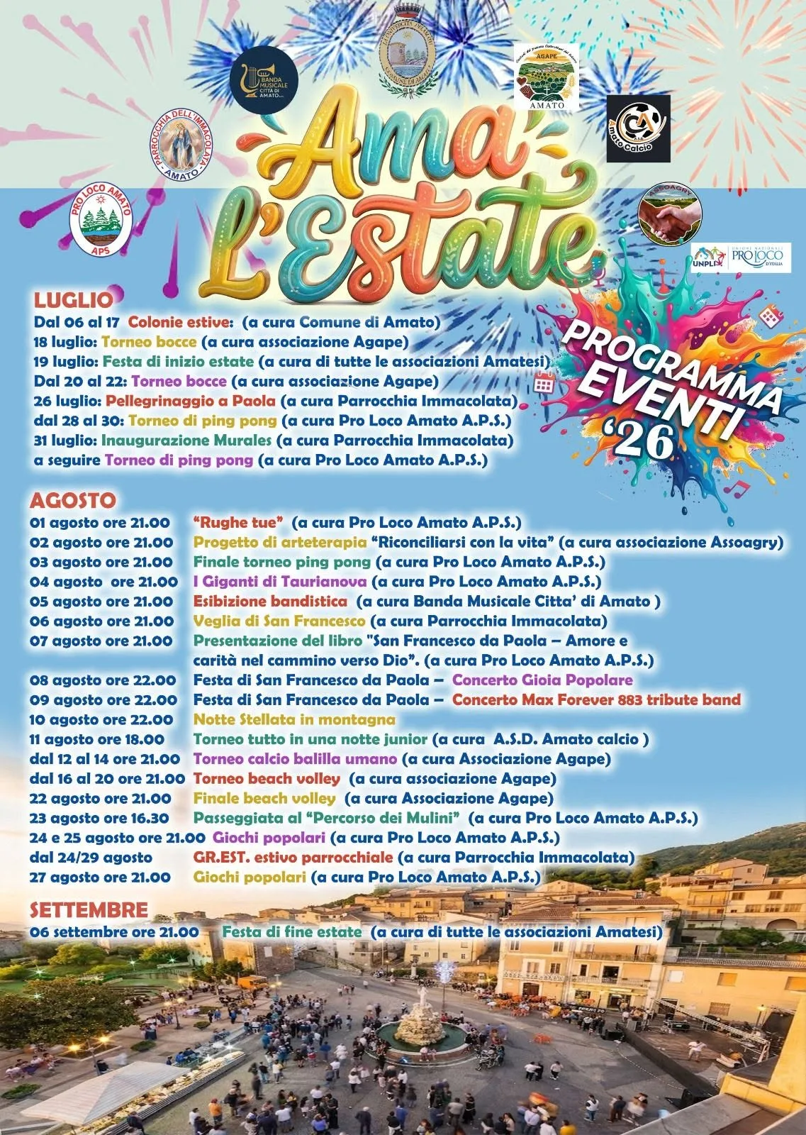 Locandina Presentazione del libro “San Francesco da Paola” 2026 a Amato (Catanzaro)
