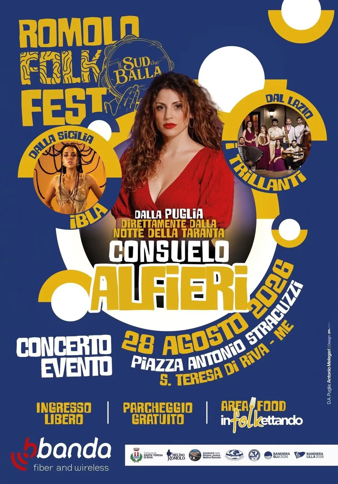 Locandina Romola Folk Fest 2026 a Santa Teresa di Riva (Messina)