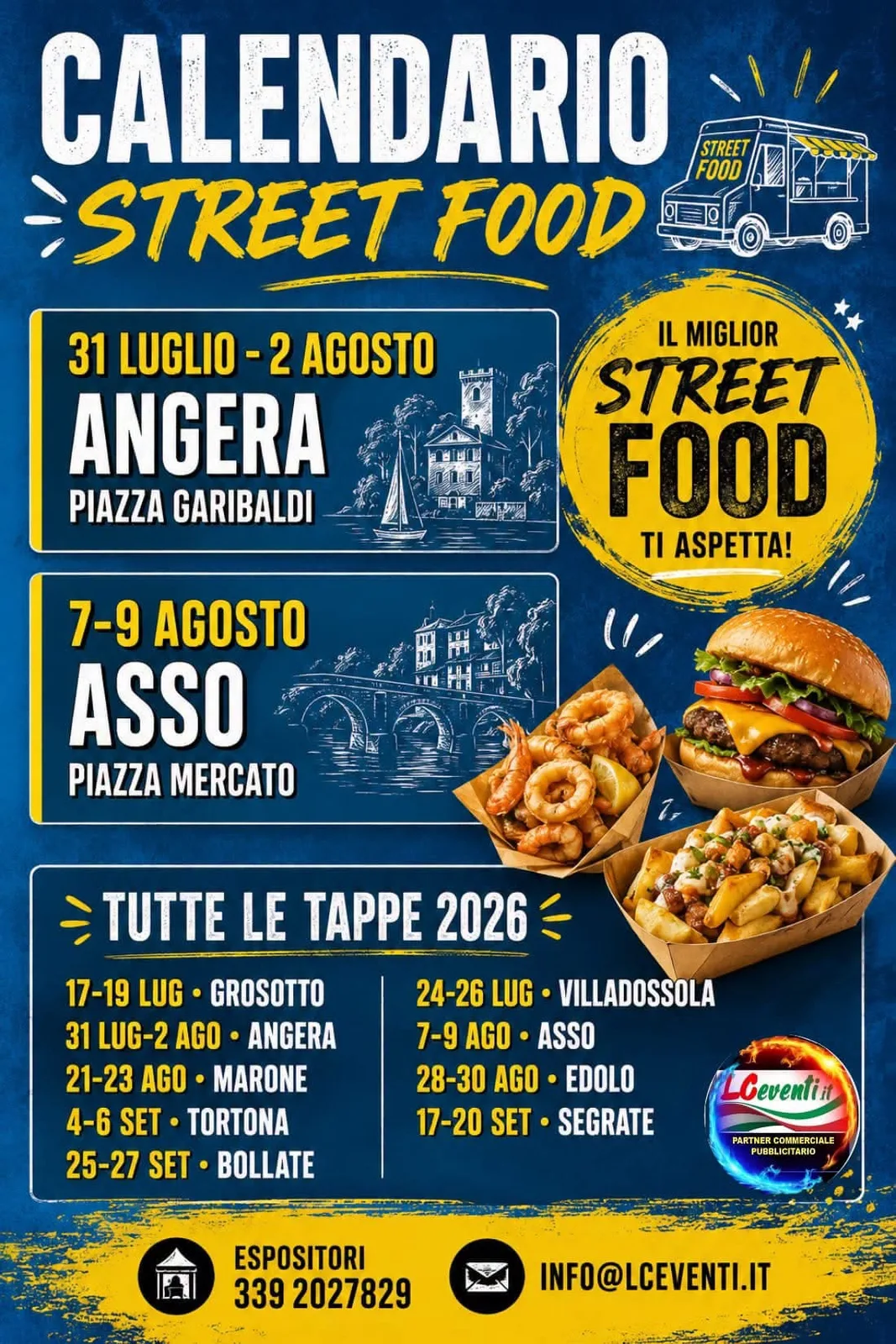 Locandina Street Food Asso 2026 a Asso (Como)