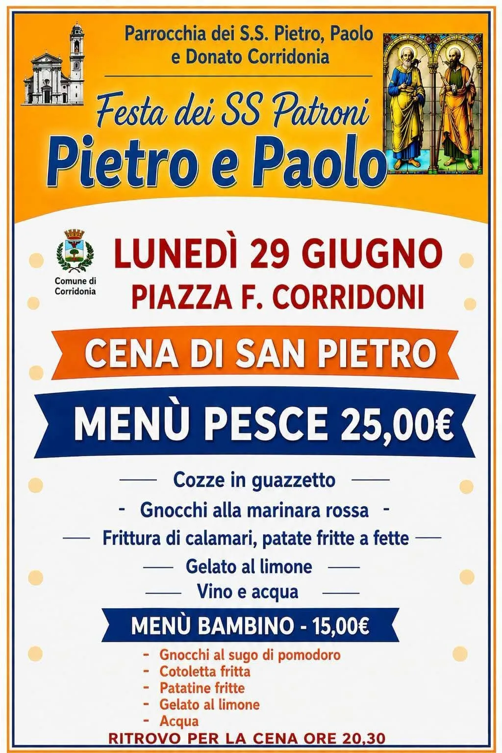Festa dei SS Patroni Pietro e Paolo 2026