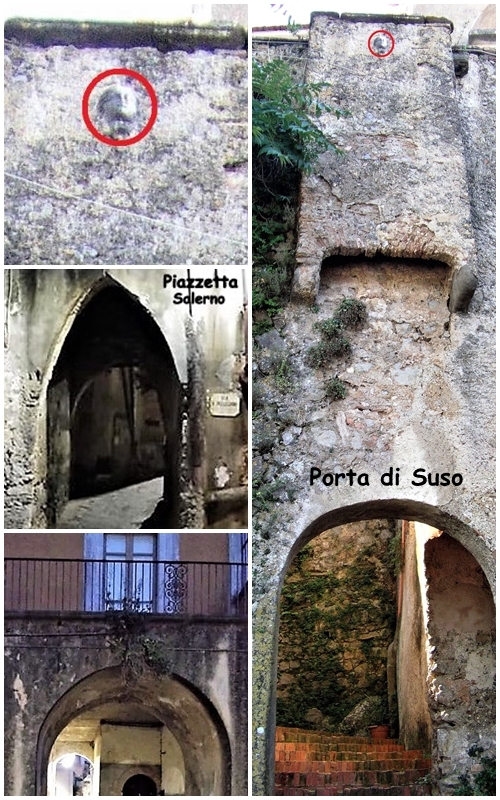 Porta di Suso - Palazzo Berardinelli - Piazzetta Salerno