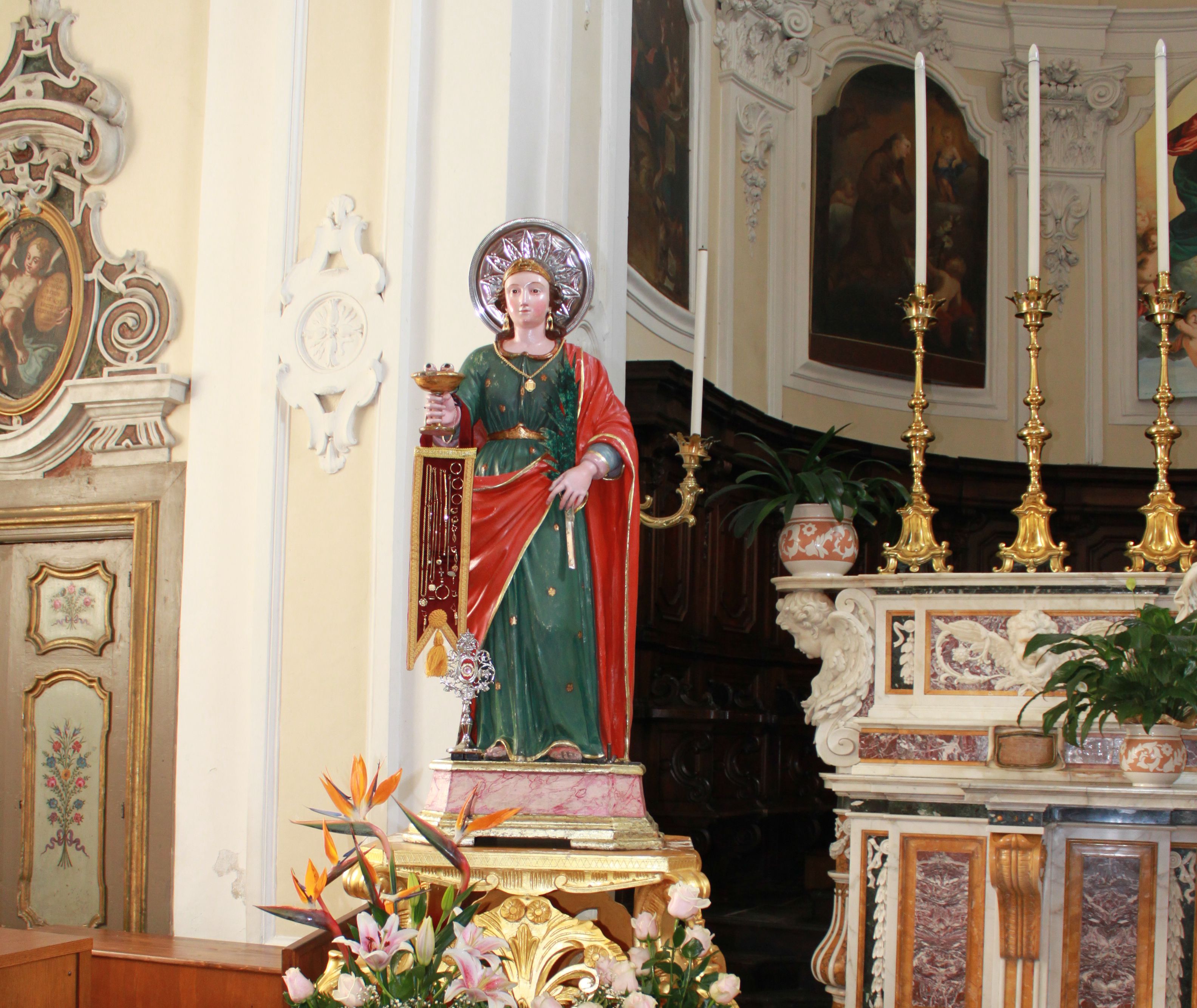 Locandina Festa di Santa Lucia a Grottaminarda (Avellino)