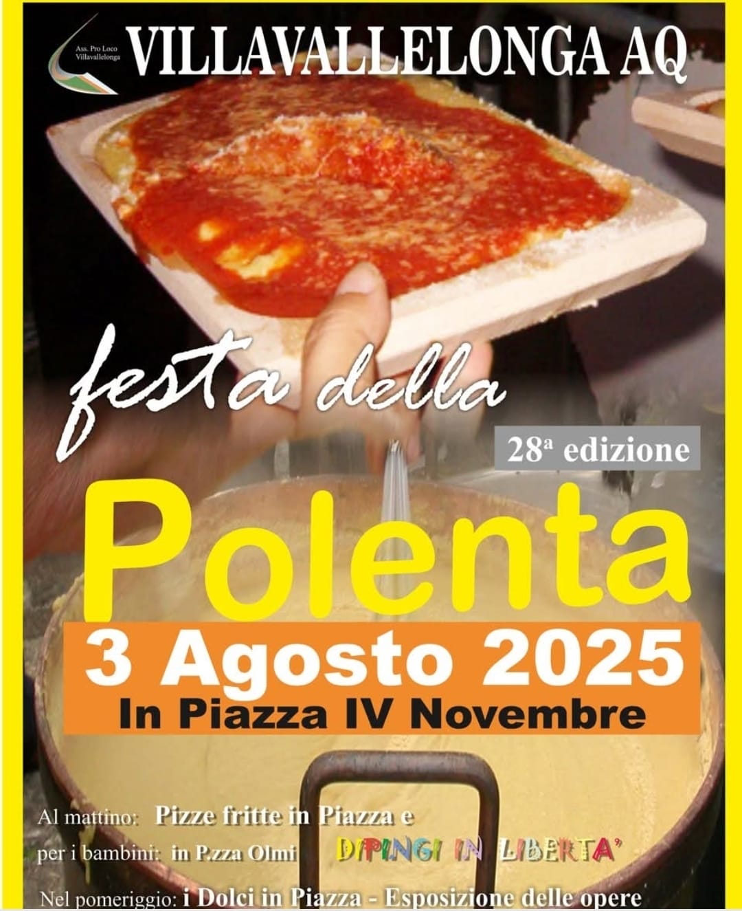 28ª edizione  - Festa della Polenta – Sapori, arte e tradizioni