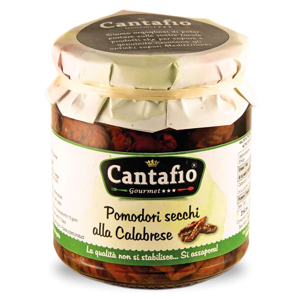 Pomodori secchi alla Calabrese sott'olio - 280g