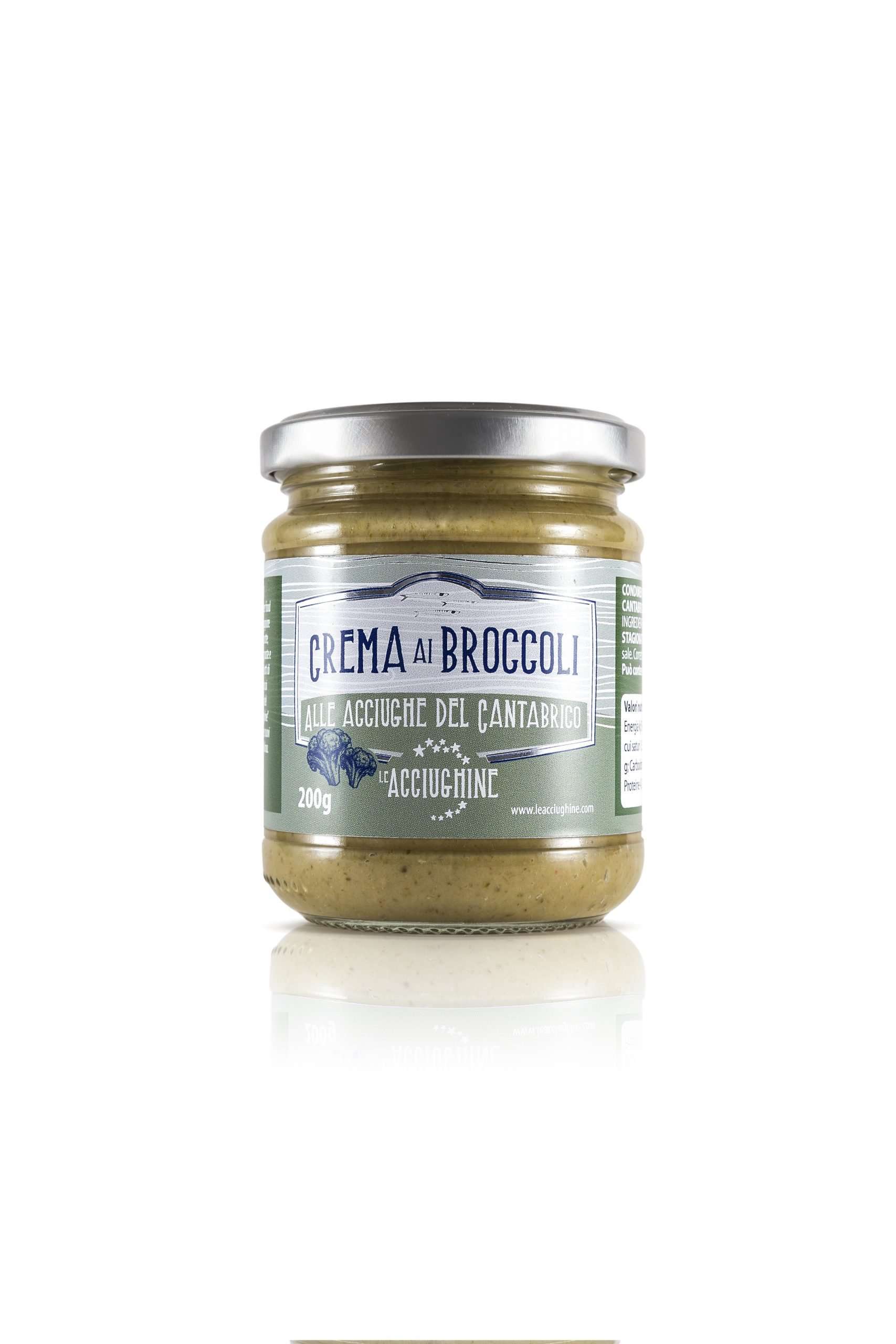 Crema di broccoli alle acciughe del Mar Cantabrico - 200 g